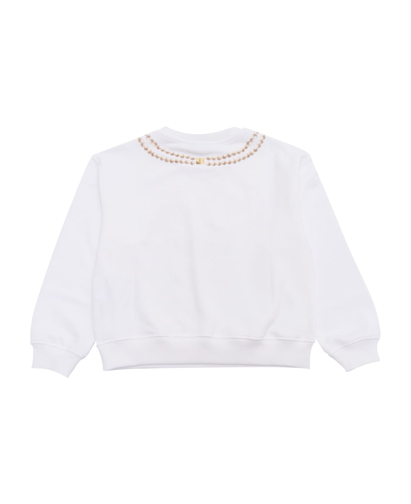 Moschino Crewneck Sweater - WHITE