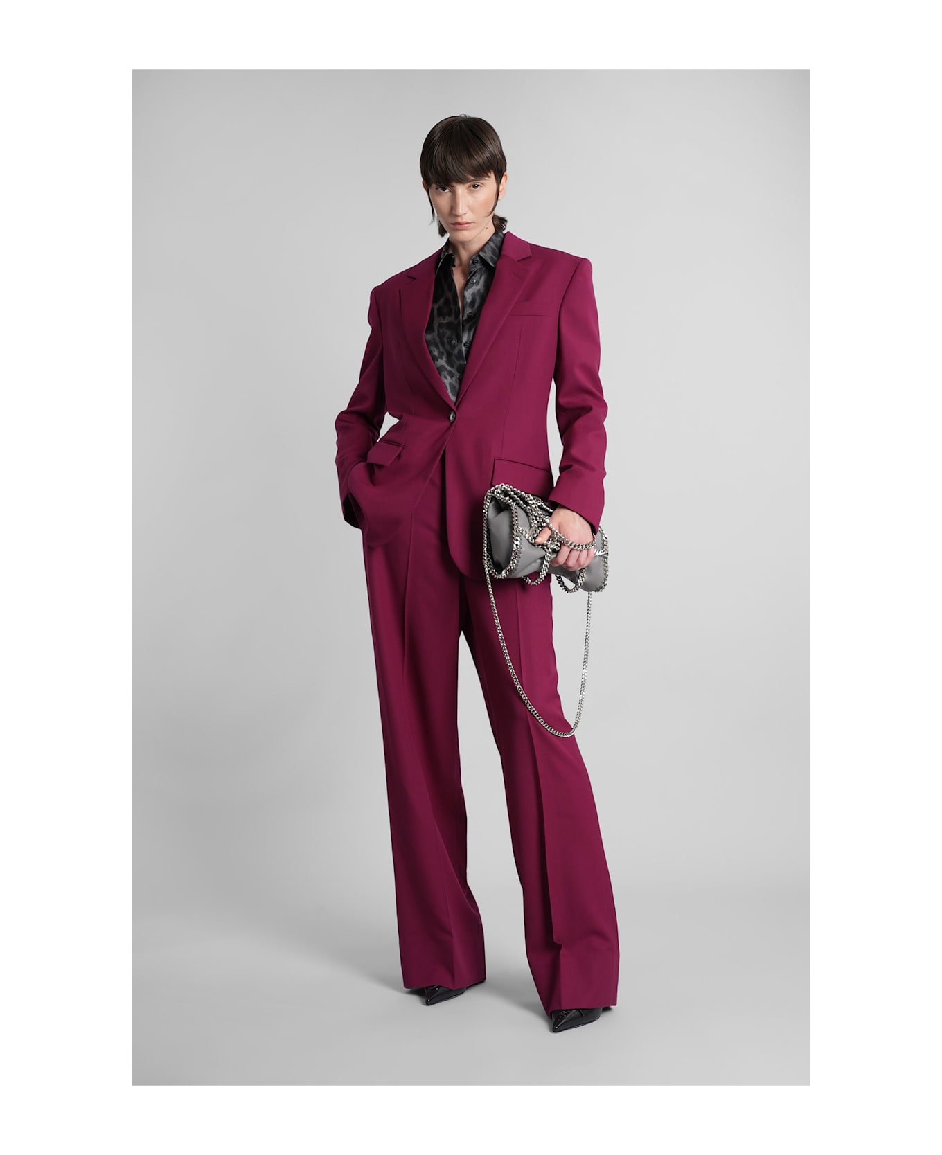 Stella McCartney Blazer In Bordeaux Viscose - bordeaux