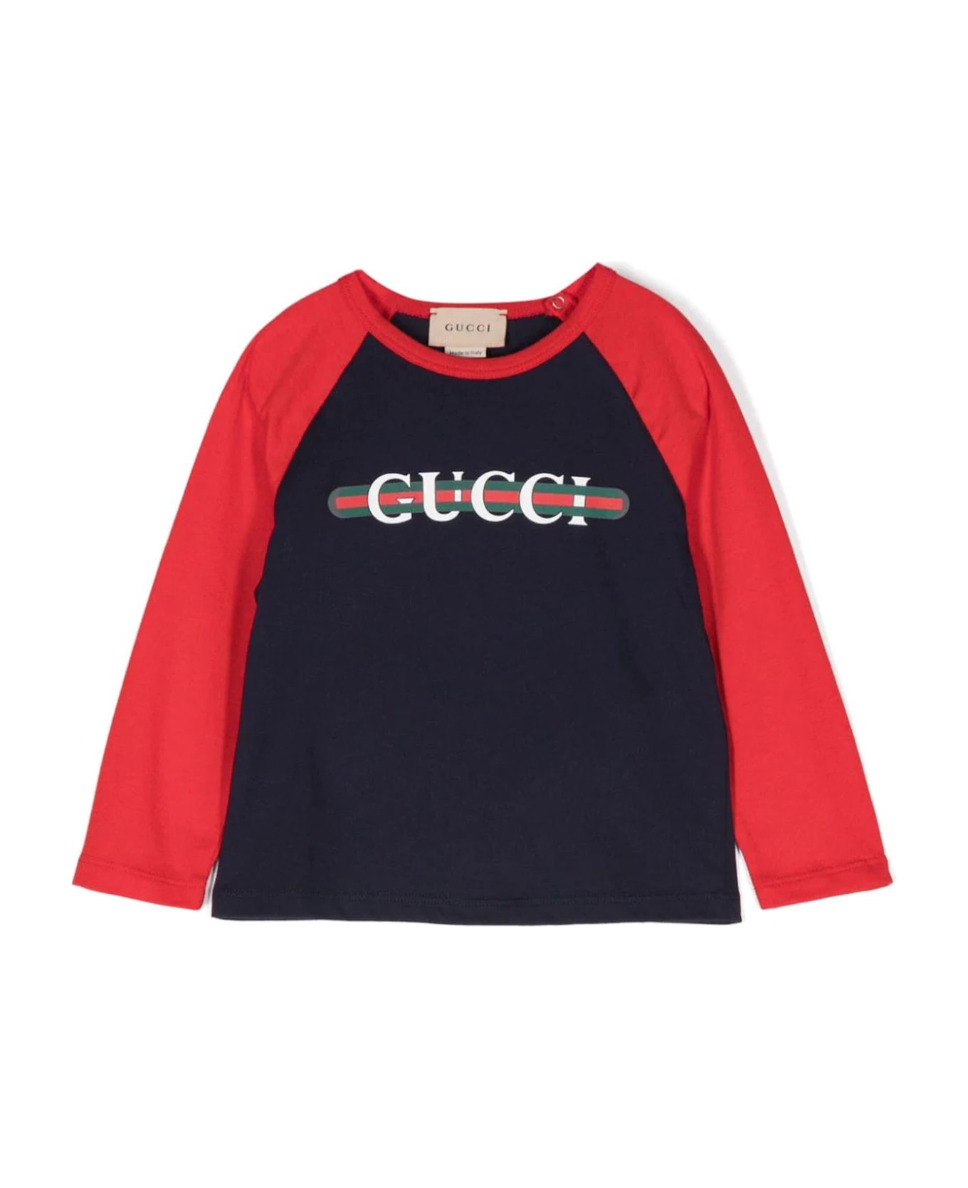 Gucci Kids T-shirts And Polos Blue - MultiColour