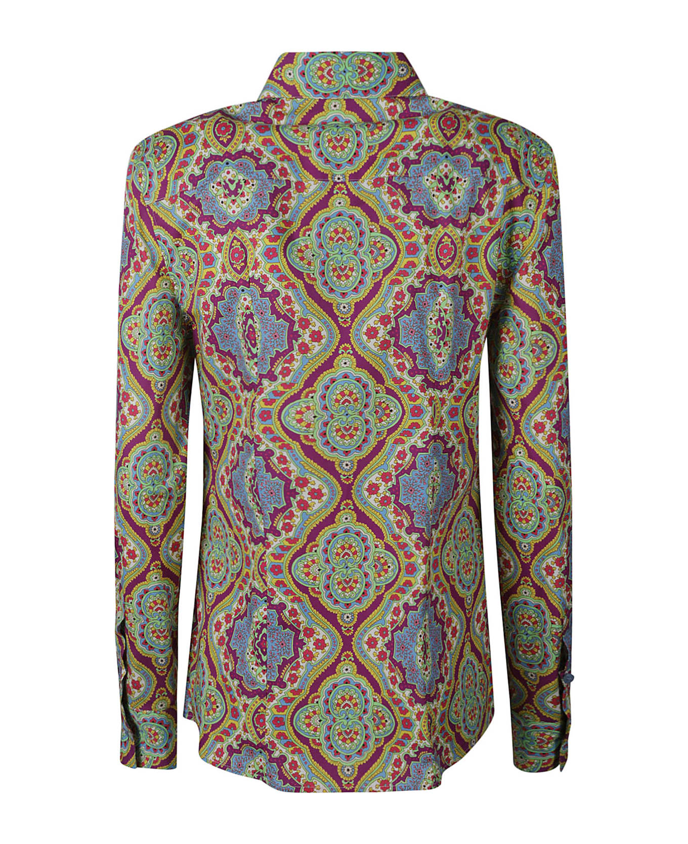 Etro Graphic Printed Buttoned Shirt - Multicolor