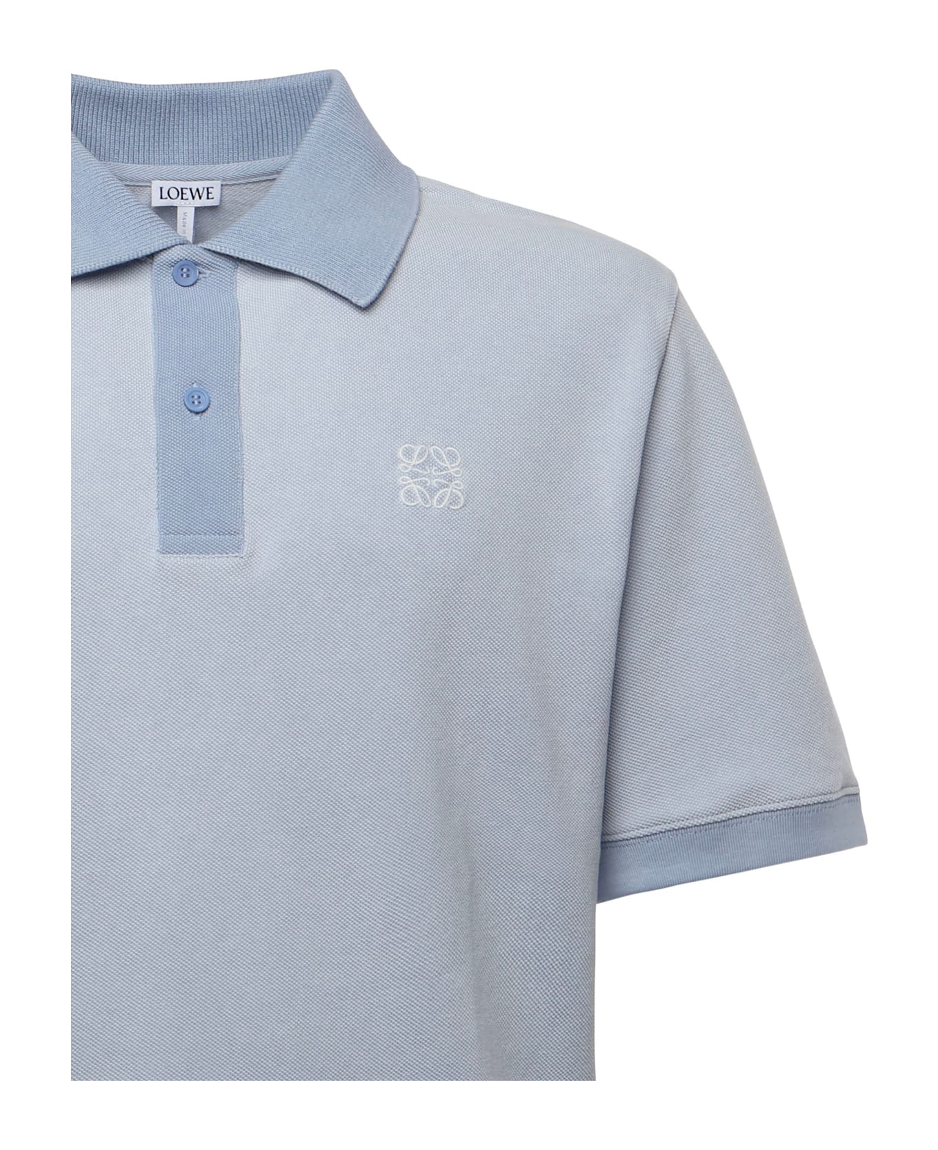 Loewe Cotton Polo Shirt - Blue
