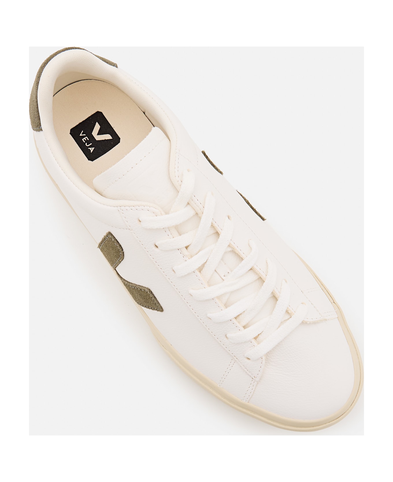 Veja Chrome-free Leather Campo Sneakers - White