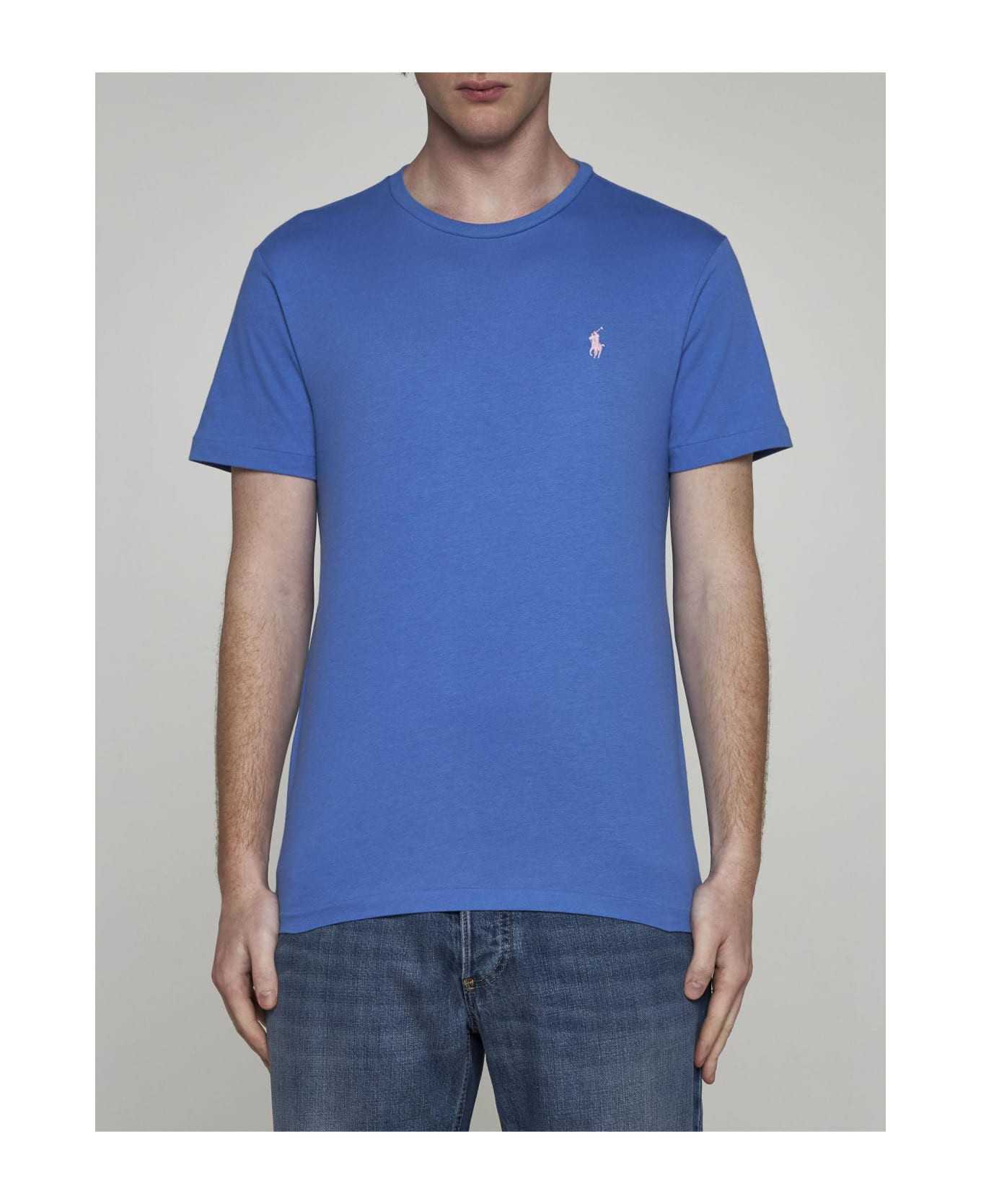 Polo Ralph Lauren Logo Cotton T-shirt - Blu
