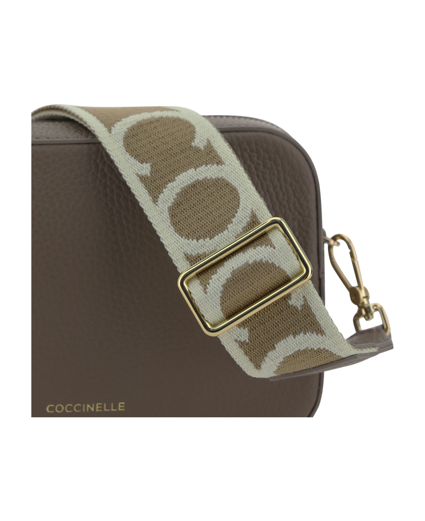 Coccinelle Tebe Shoulder Bag - Warm Taupe 2