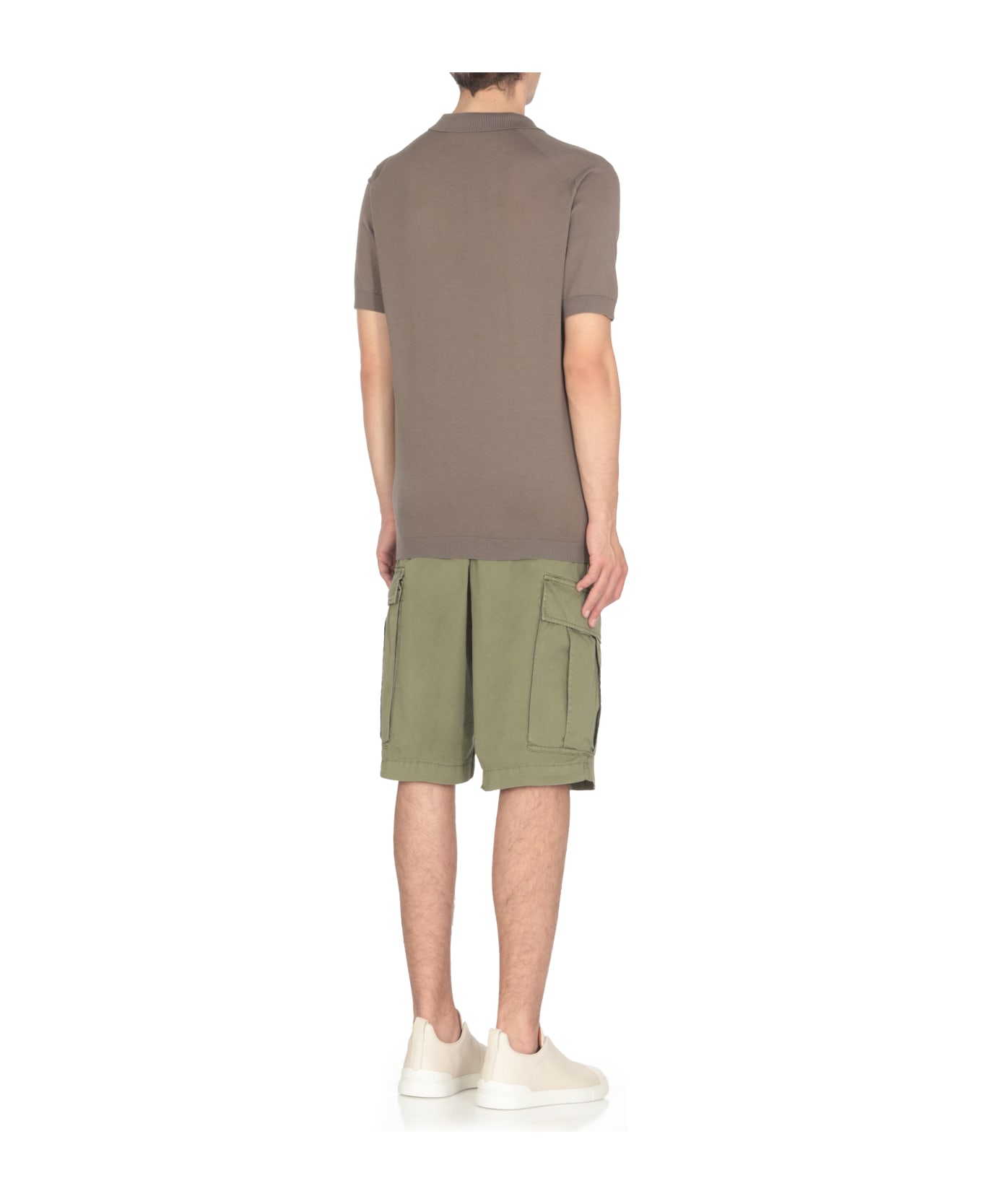 John Smedley Noah Polo Shirt - Beige