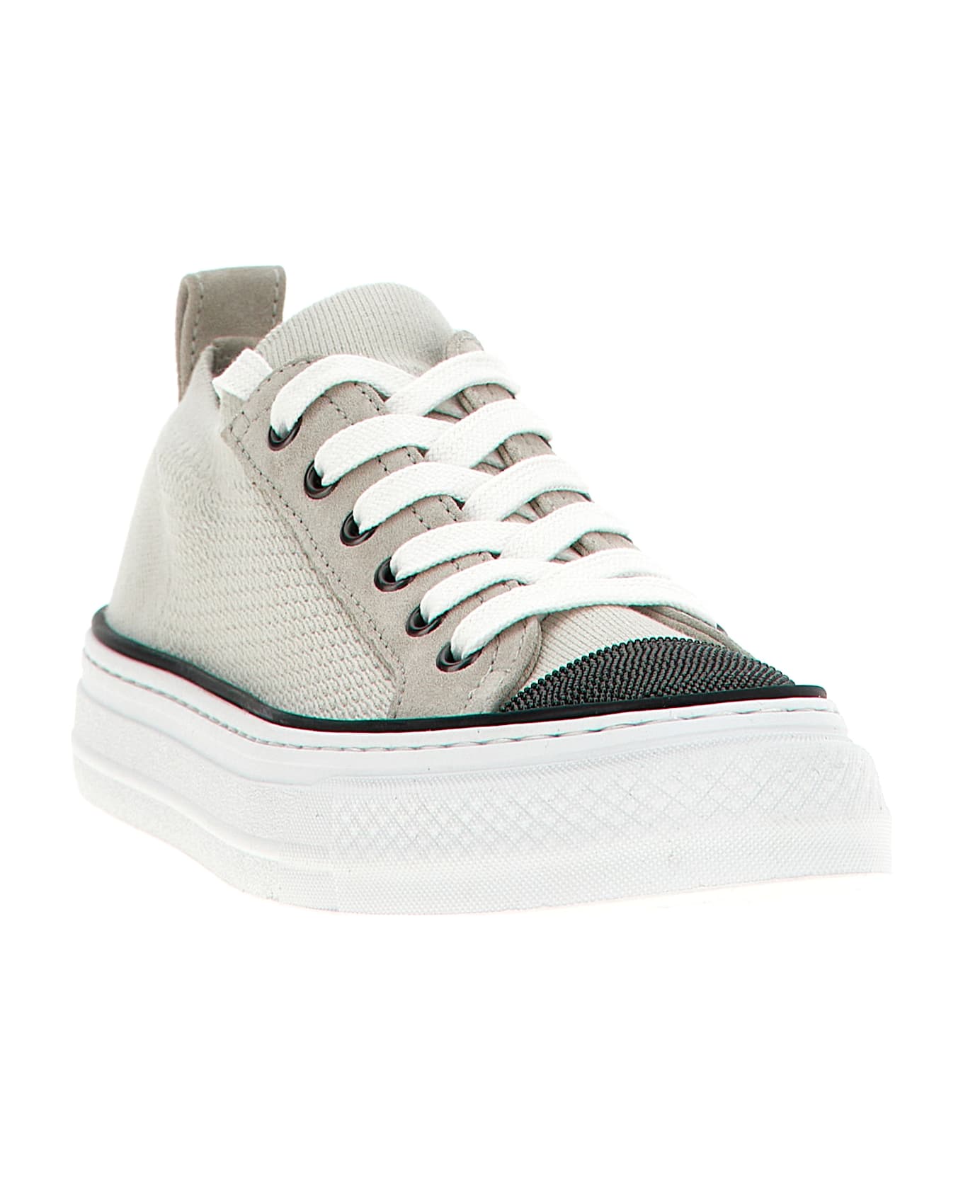 Brunello Cucinelli Monile Knit Sneakers - Multicolor