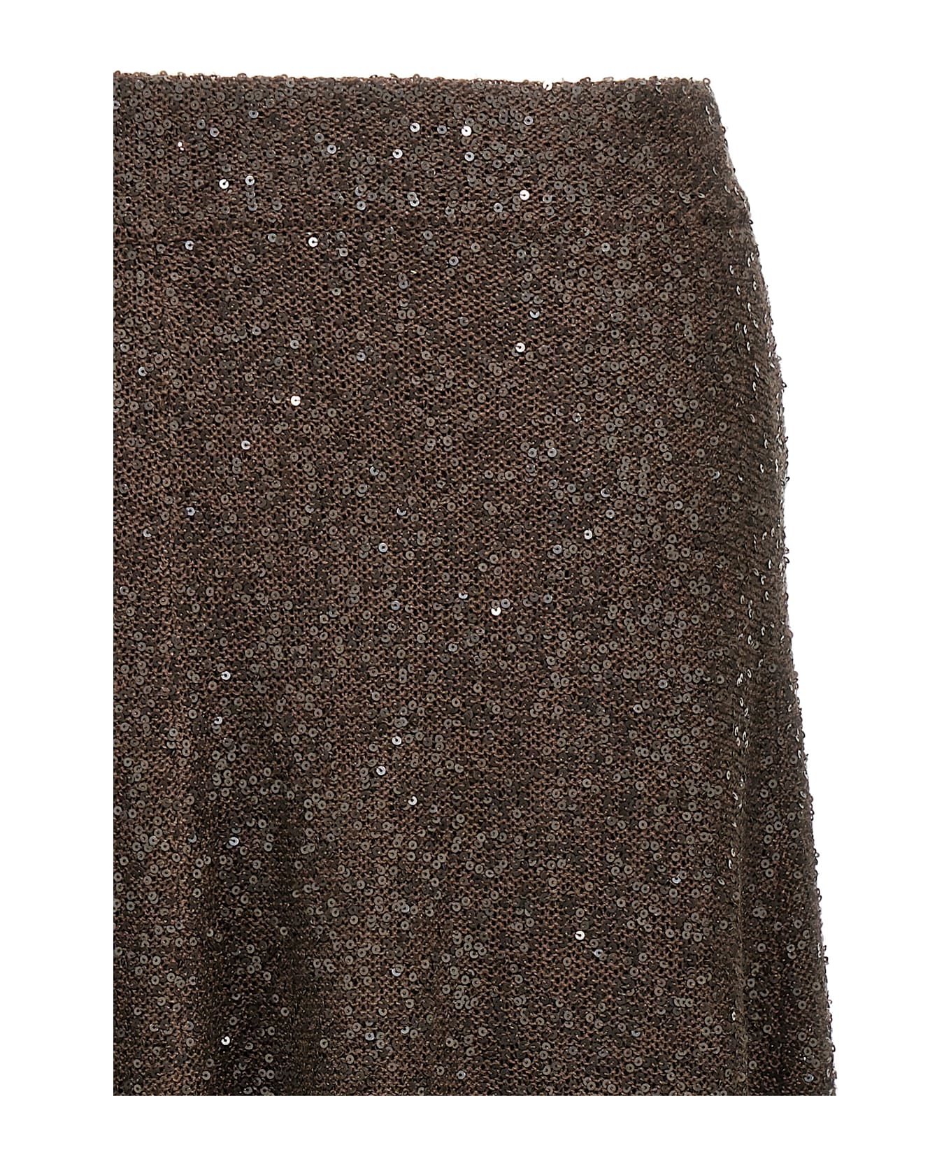 Brunello Cucinelli Texture Dazzling Skirt - Brown