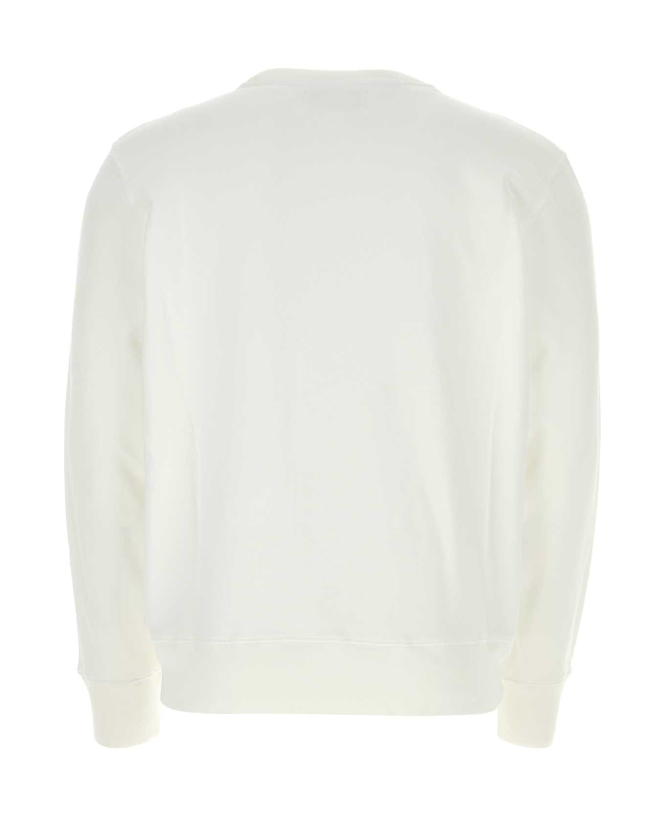 Autry White Cotton Sweatshirt - 507W