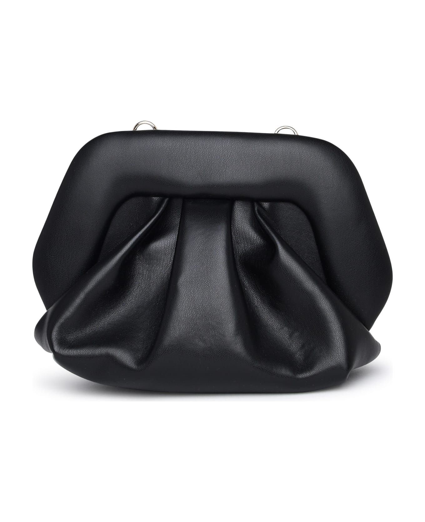 THEMOIRè Gea Bag In Black Vegan Leather - Black クラッチバッグ
