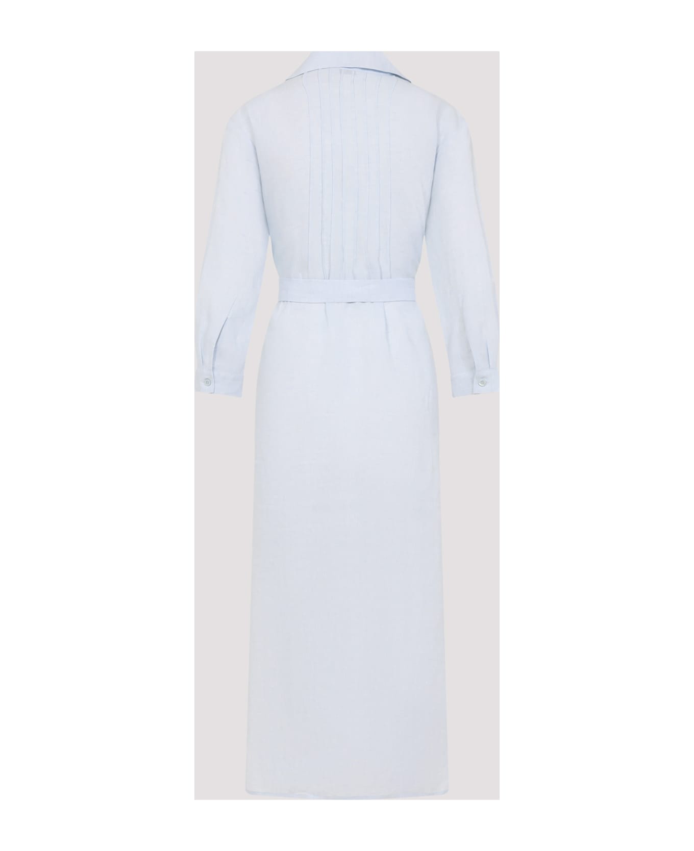 Peserico Chemisier Midi Dress - Azzurro