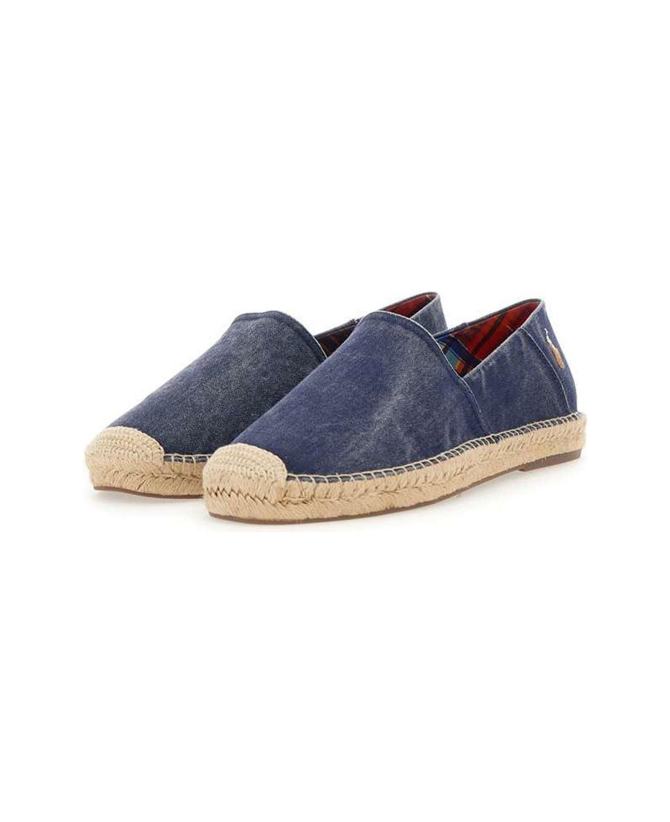 Polo Ralph Lauren Cotton Canvas Espadrilles - Blue