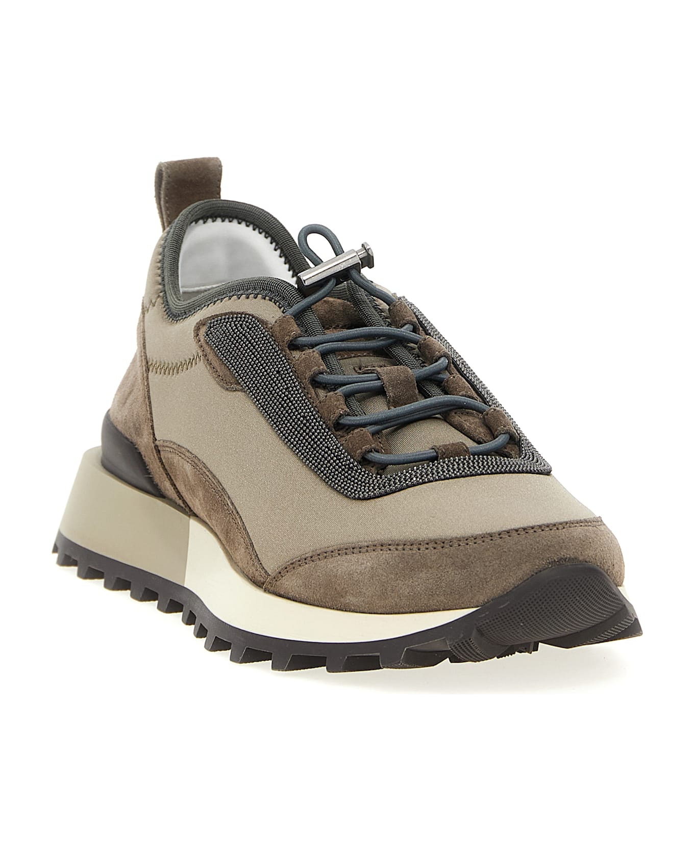 Brunello Cucinelli 
precious Detail
 Sneakers - Brown