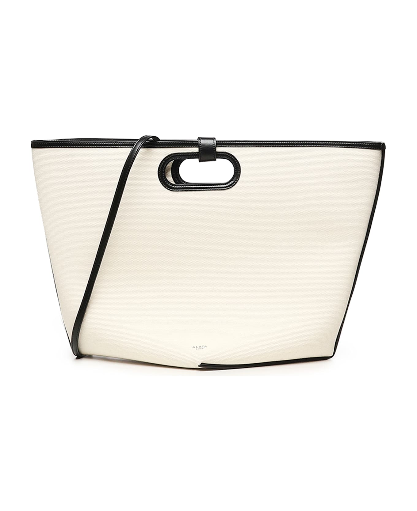 Alaia Large Folded Bag - Beige