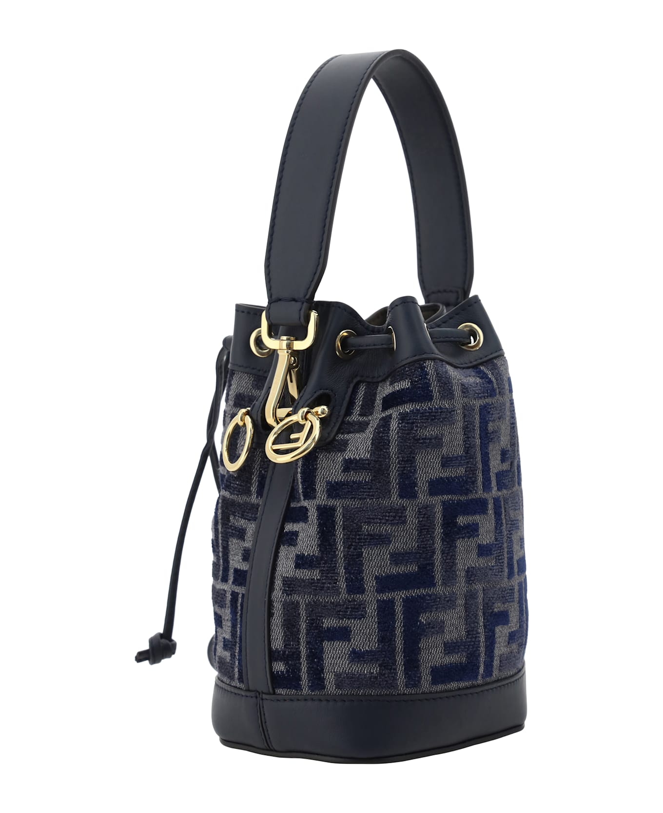 Fendi Mon Tresor Ff Motif Bucket Bag - Bl+grigio+bl Nott+os