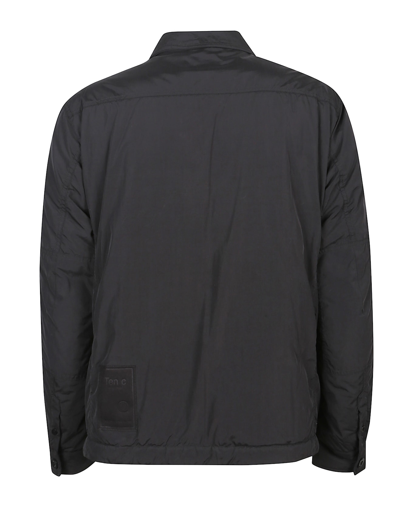 Ten C Lightweight Zip-up Jacket - Black