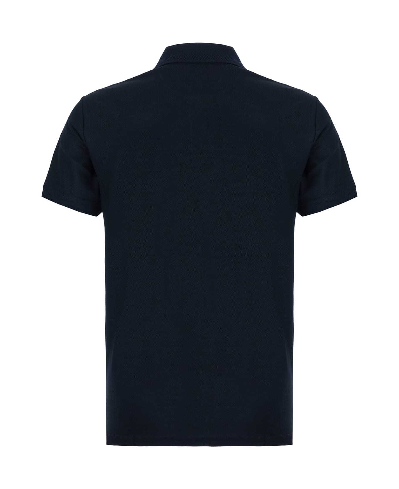 Burberry Navy Blue Piquet Polo Shirt - COAL BLUE