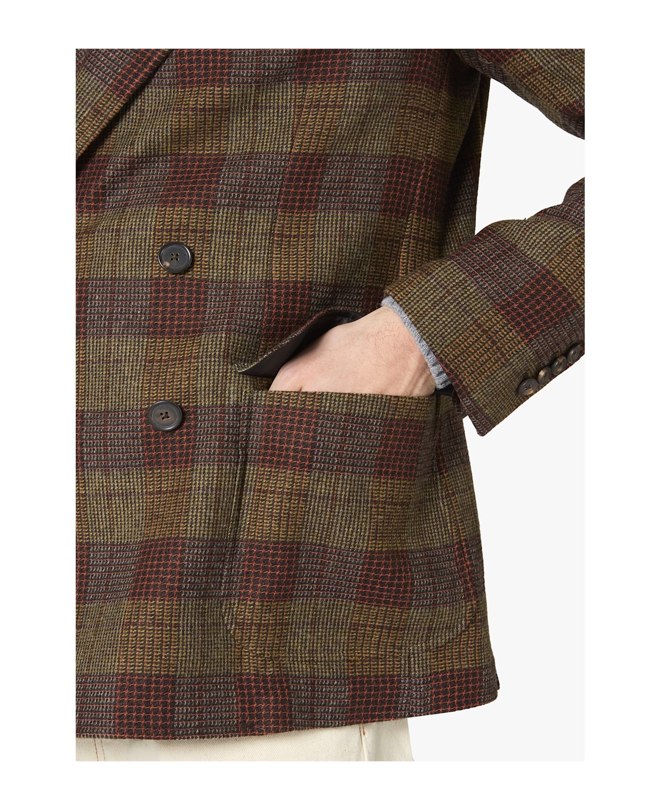 doppiaa Aabele Double-breasted Jacket With Patch Pockets