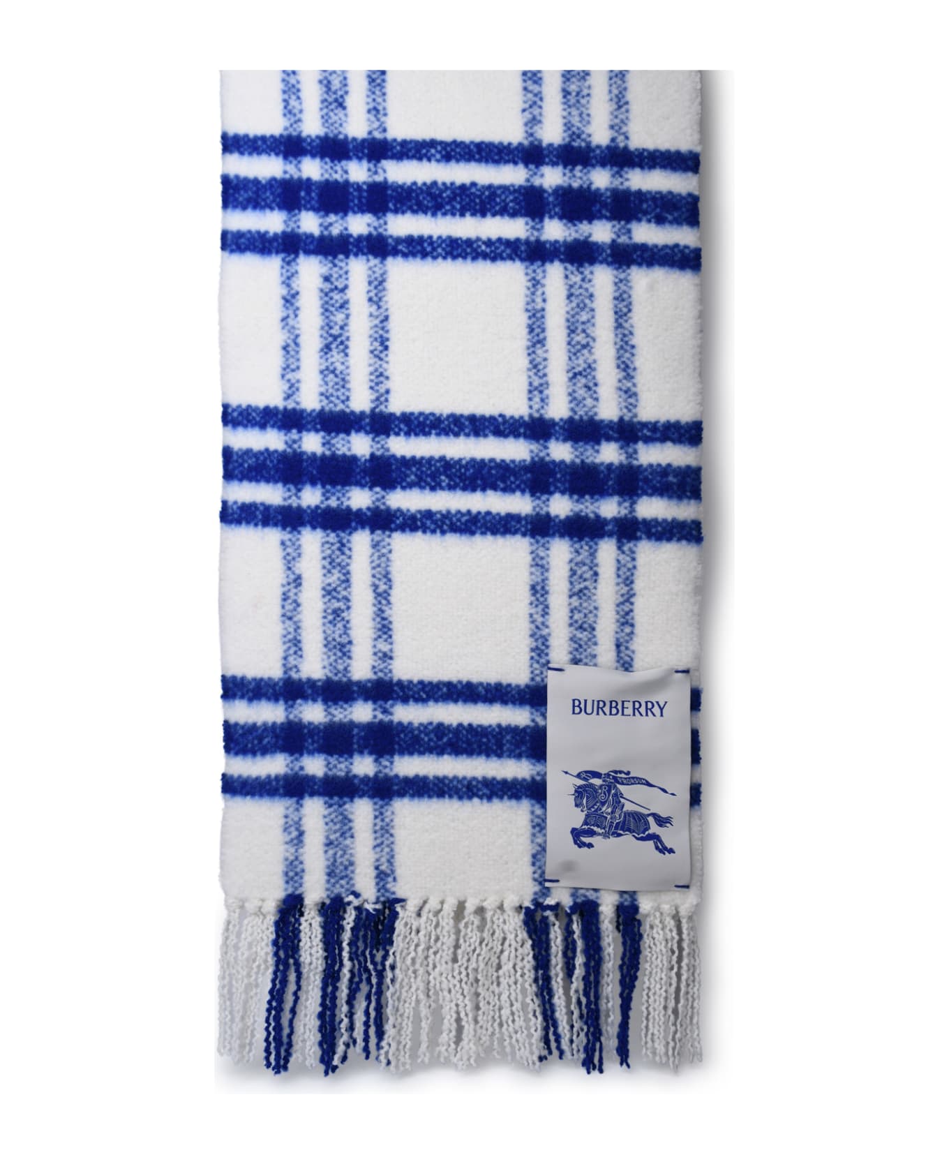 Burberry Brushed Wool Scarf - Blue スカーフ＆ストール