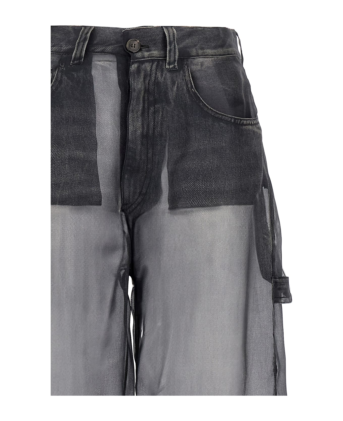 Haikure 
winona
 Pants - Black Denim Print