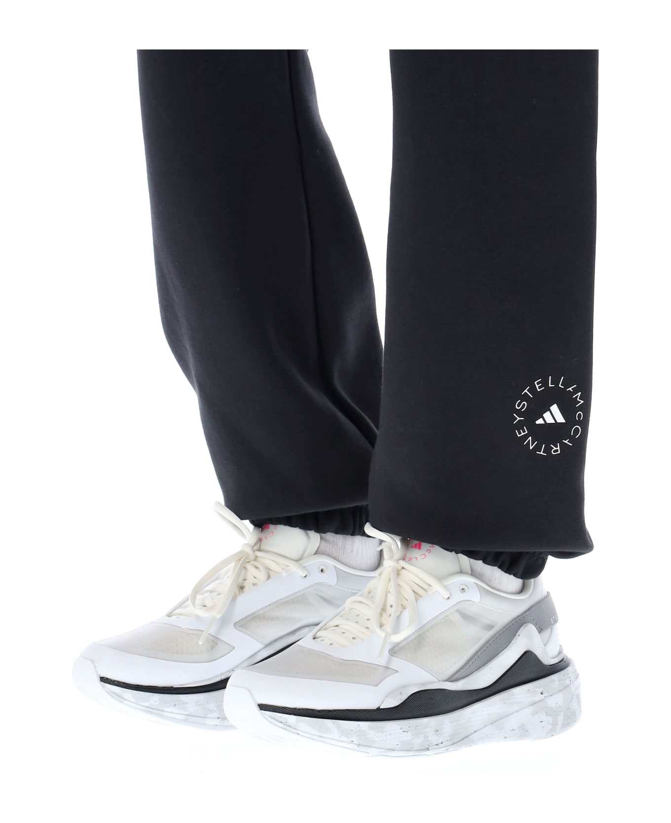 Adidas by Stella McCartney Sweat Tracksuit Bottoms - Black/white スウェットパンツ