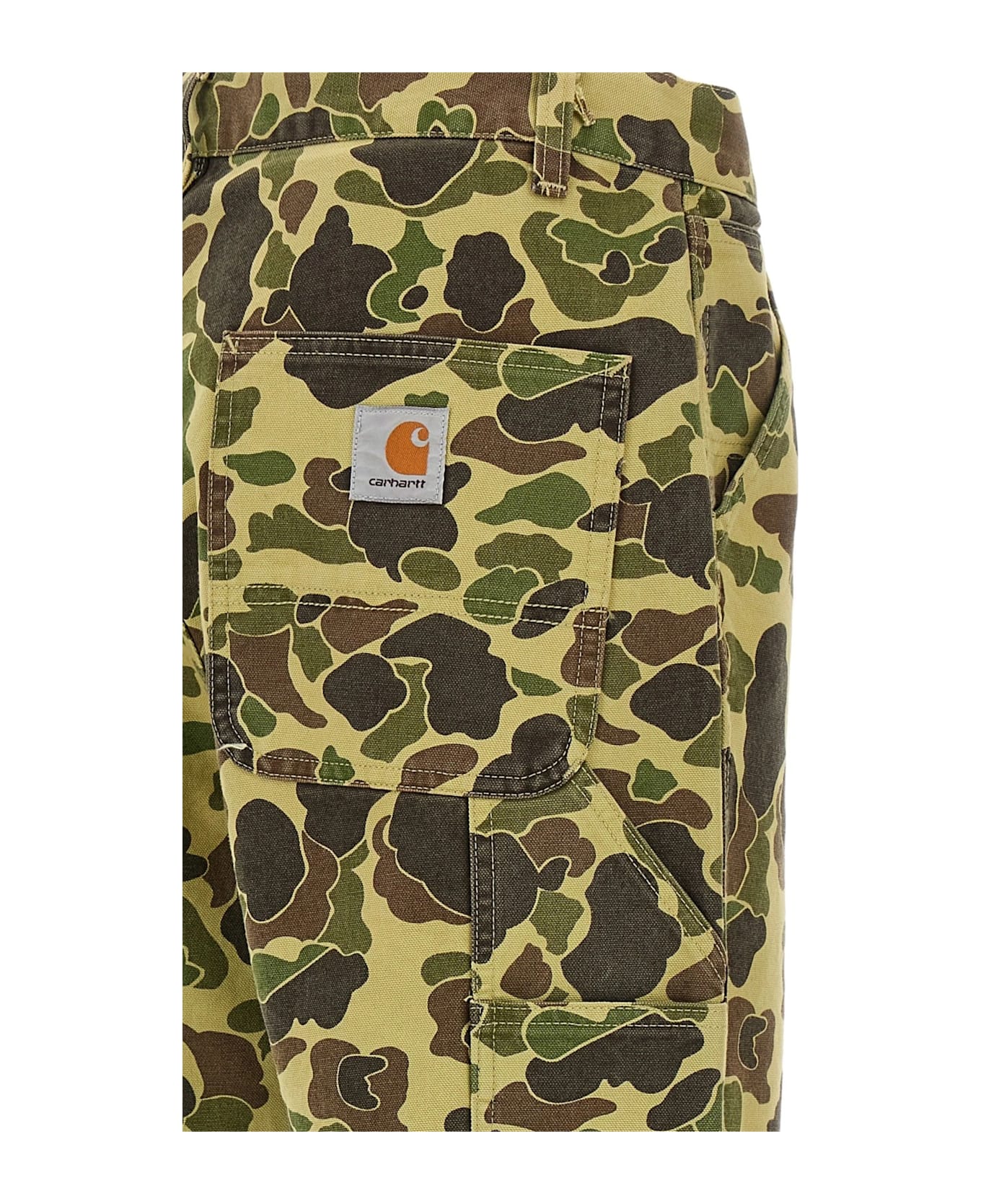 Carhartt Single Knee Duck Jeans - Camo Duck, Green