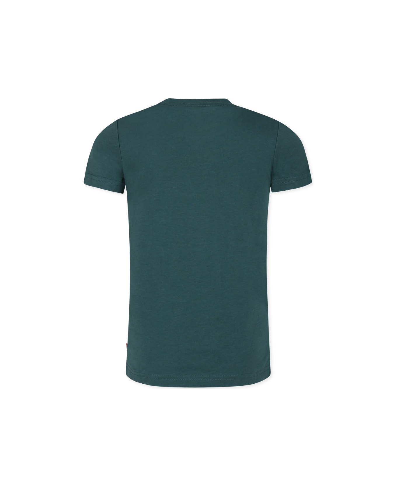 Levi's Green T-shirt For Boy With Logo - Green