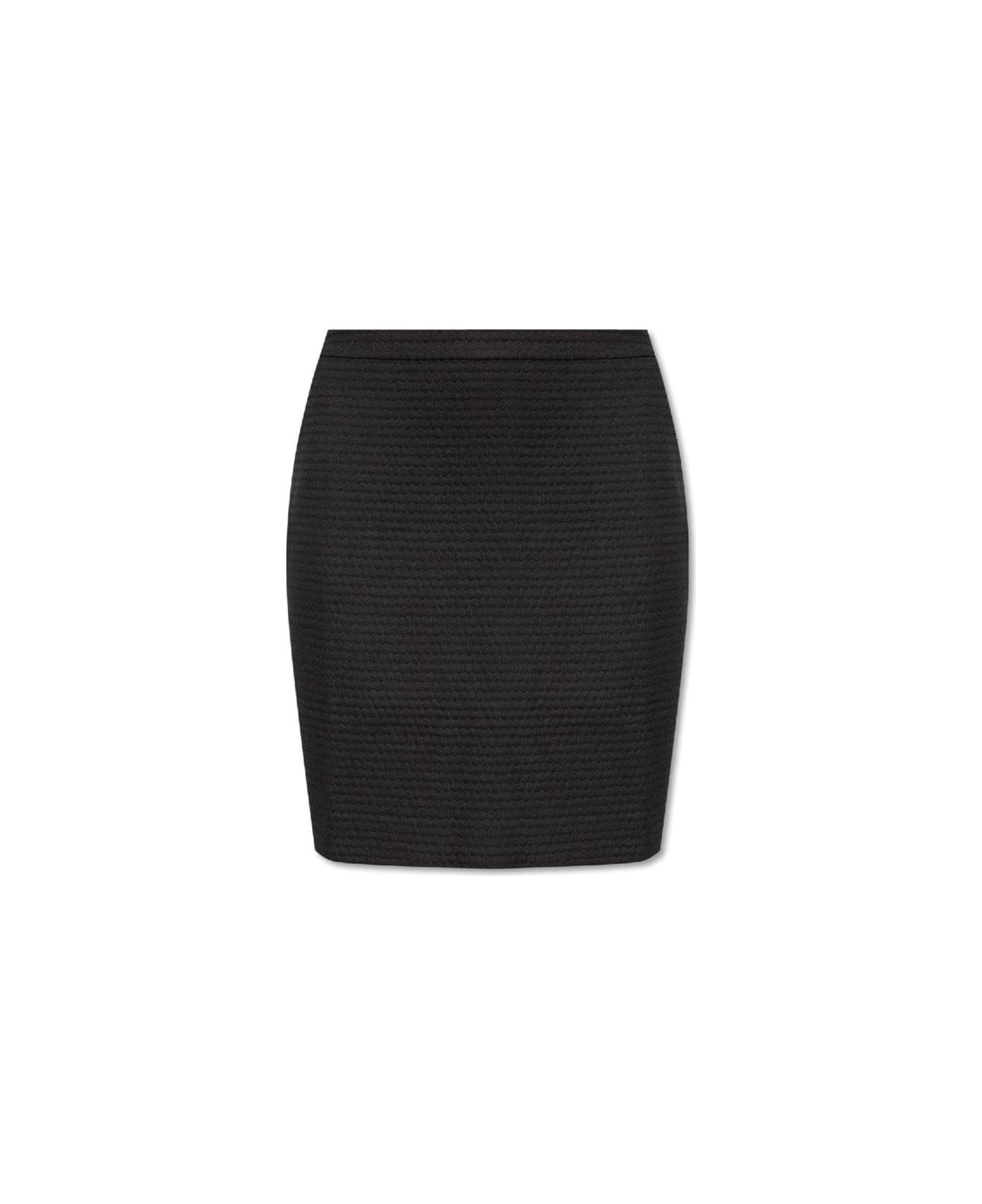 Giorgio Armani Textured Skirt - Nero スカート