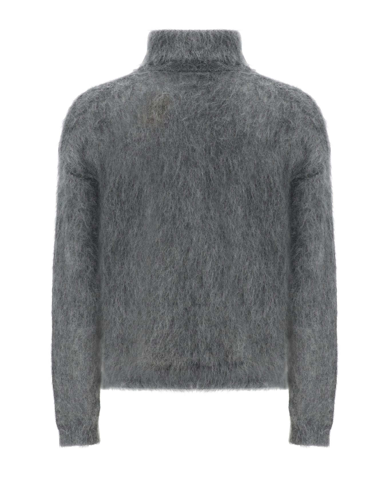 Saint Laurent Turtleneck Sweater - Gris Chine