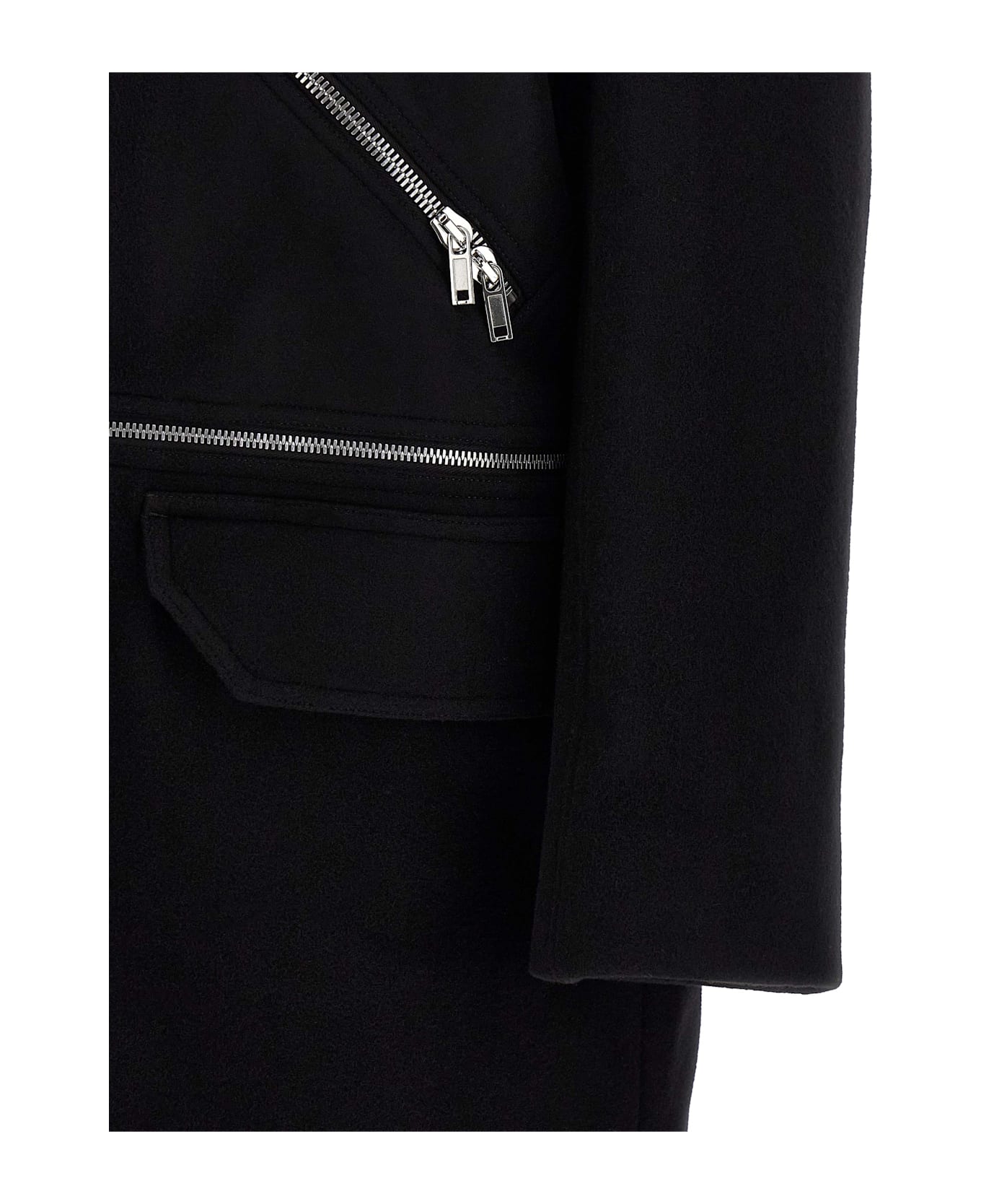 Rick Owens 
blixa Jumbo Mac
 Coat - Black  