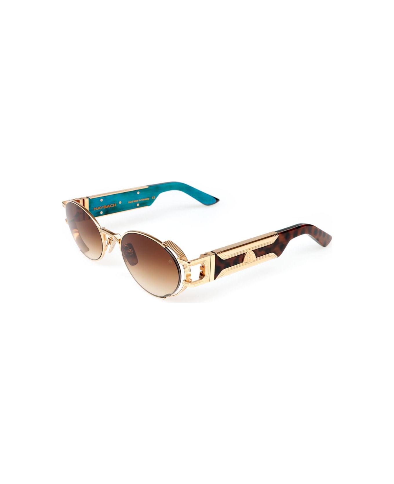 MAYBACH Eyewear The Drive Ileopard Turquoise - Leopard Turquoise