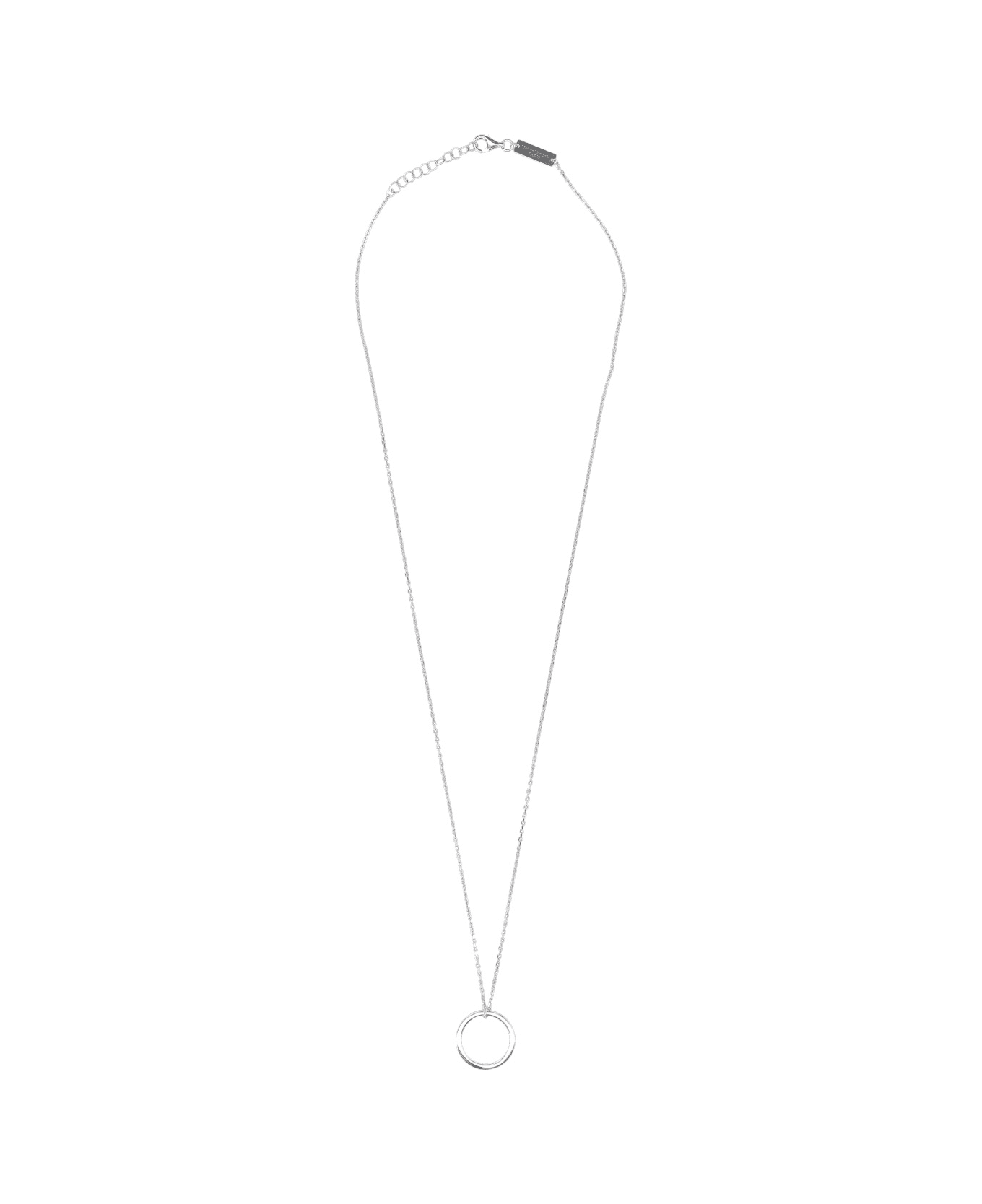 Maison Margiela Logo Ring Necklace - Silver ネックレス