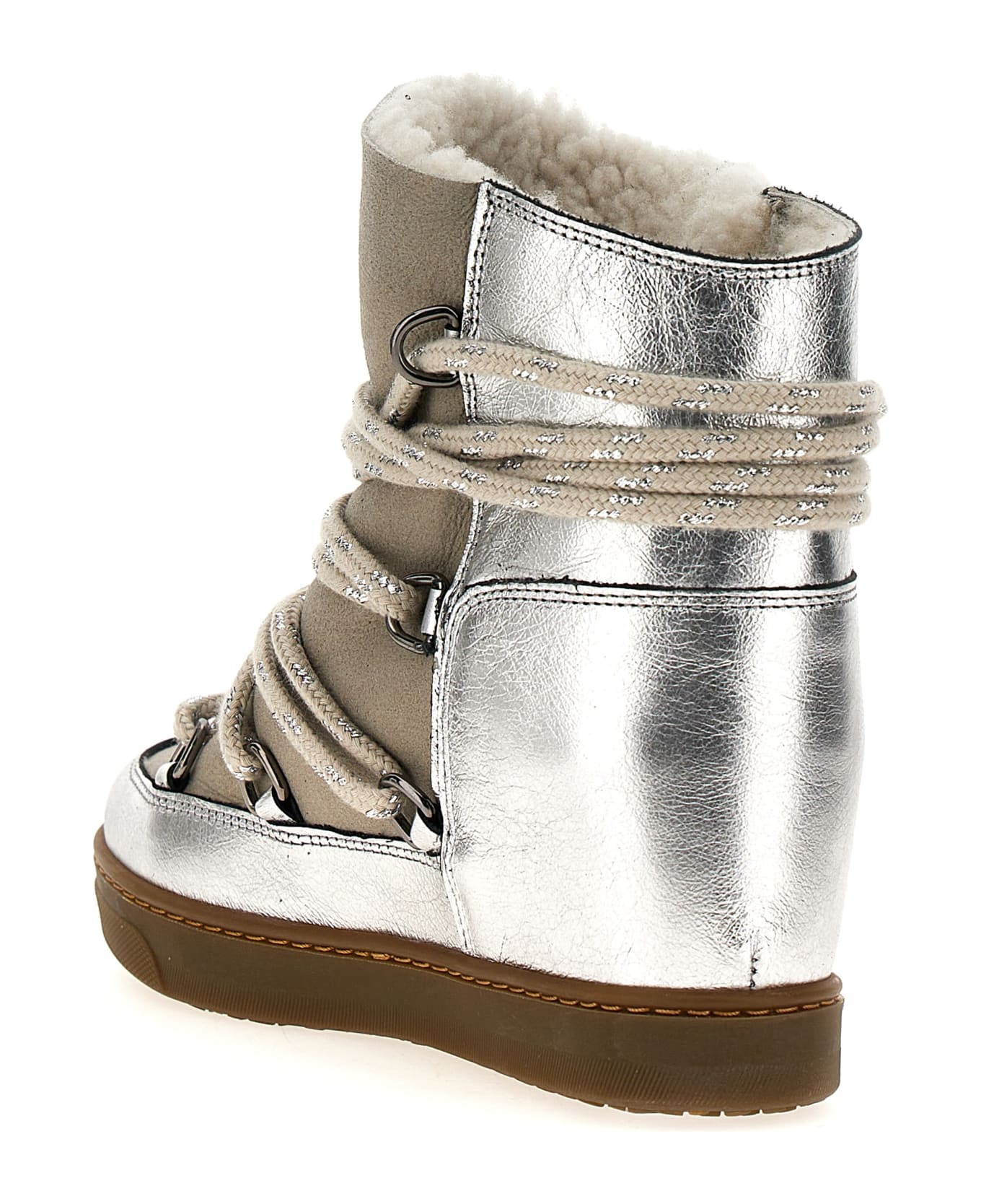 Isabel Marant Nowles Ankle Boots - Silver ブーツ