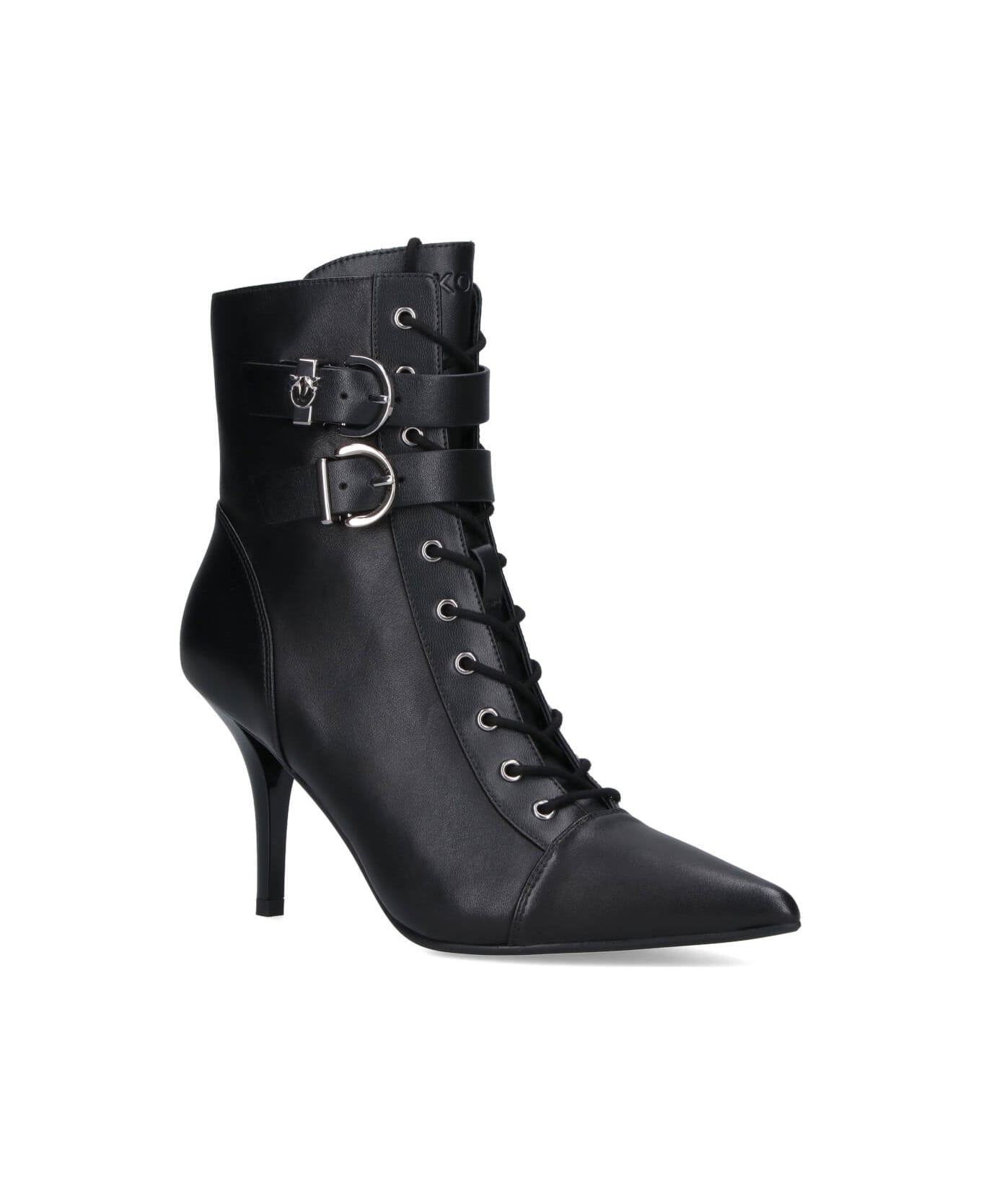 Pinko 'lucy 27' Ankle Boots - Black  