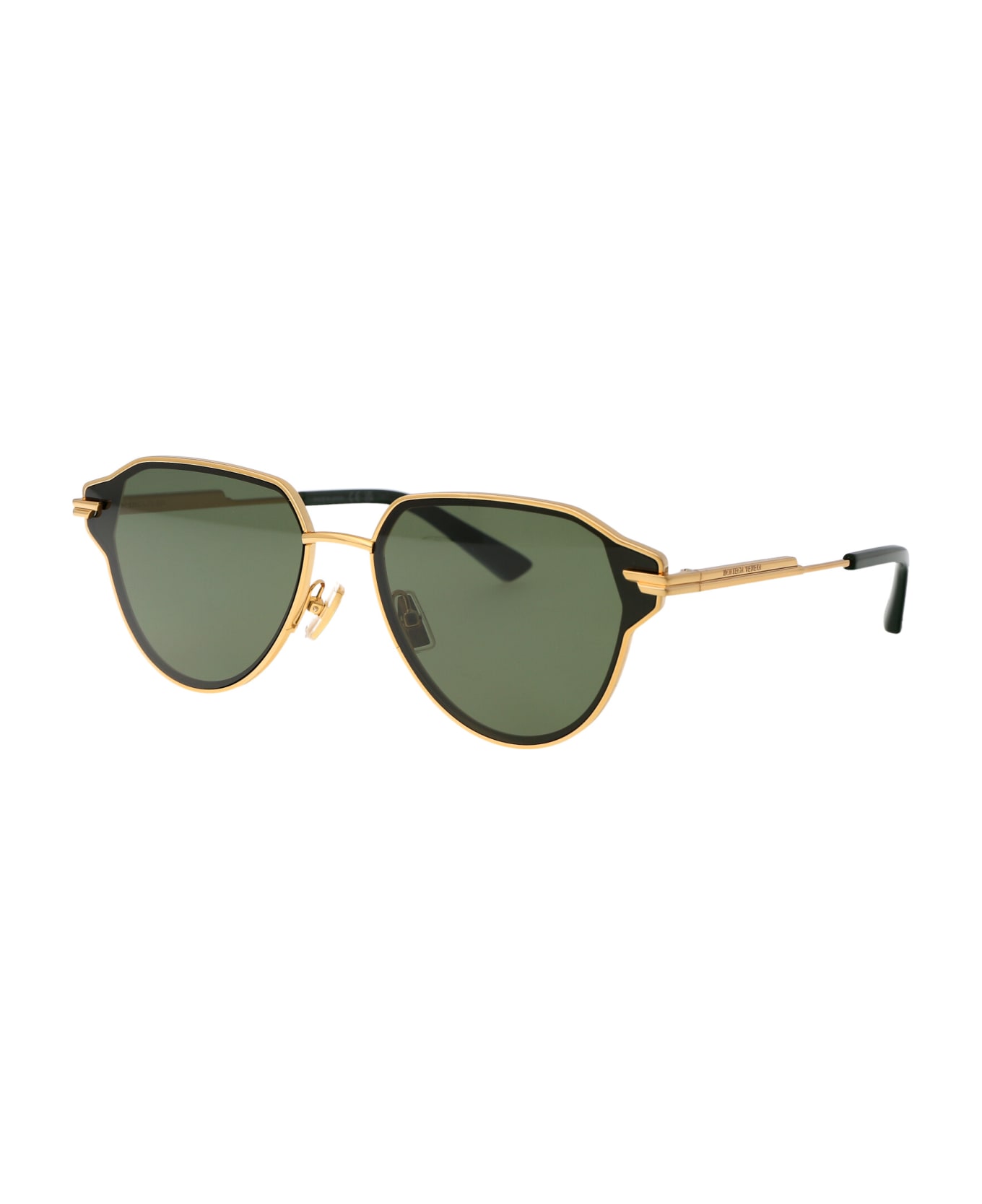 Bottega Veneta Eyewear Bv1271s Sunglasses - 003 GOLD GOLD GREEN サングラス