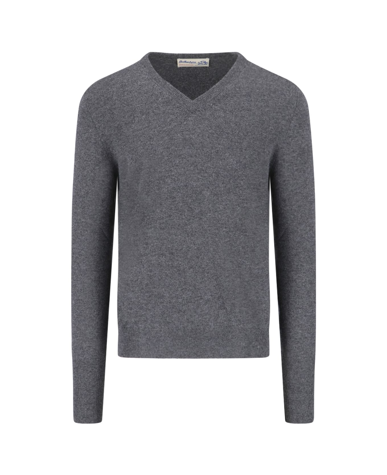Ballantyne V-neck Sweater - Gray
