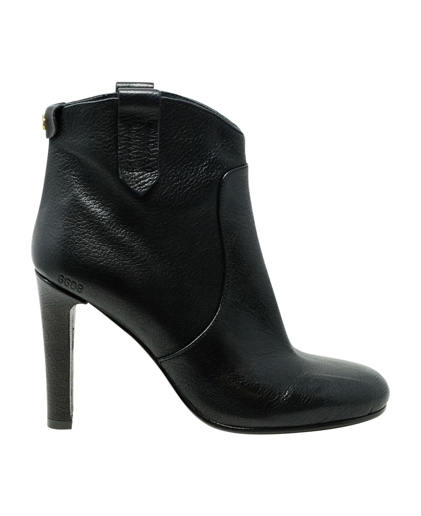 Golden Goose Kelsey Black Leather Ankle Boots - BLACK