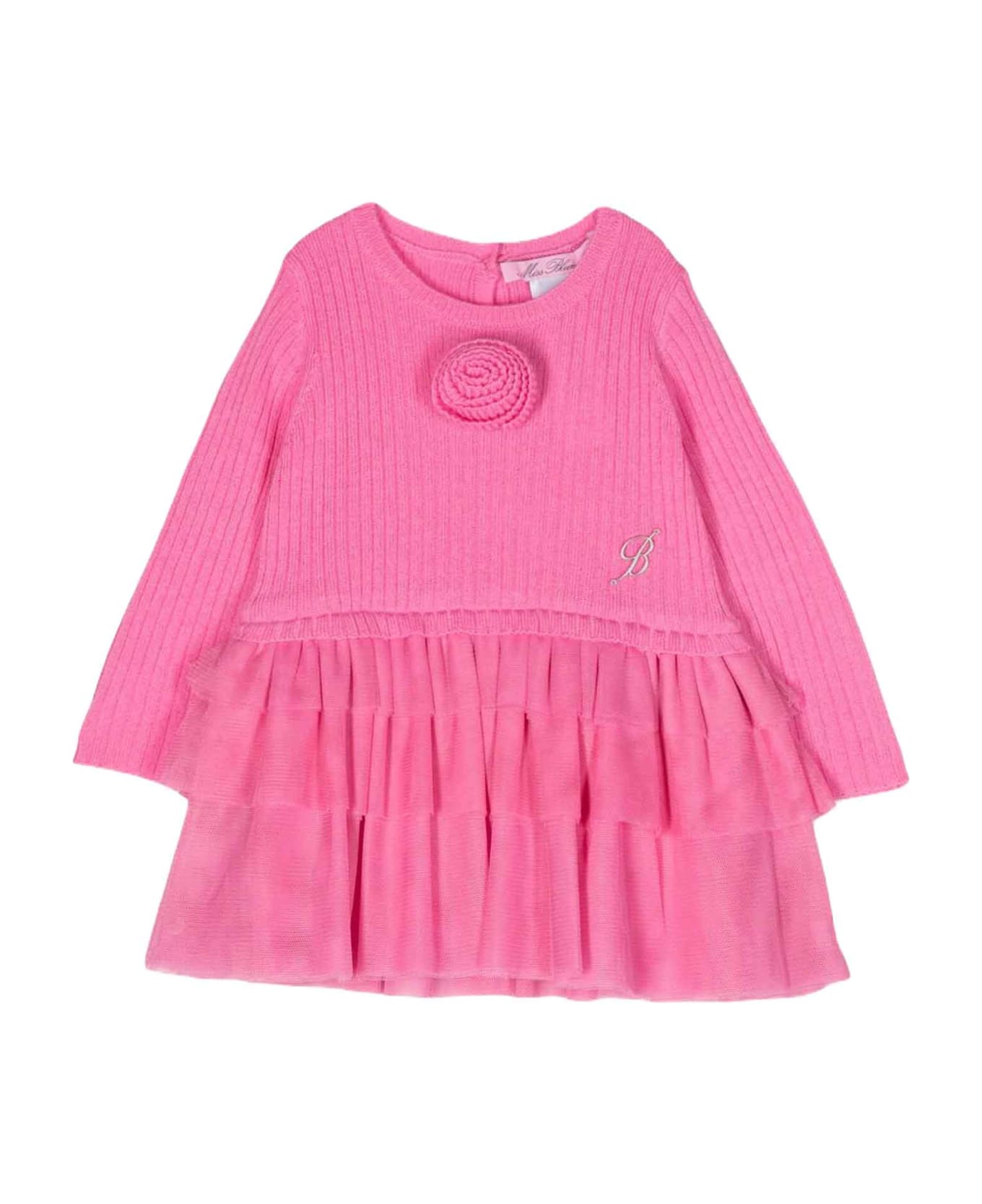 Miss Blumarine Pink Dress Baby Girl Miss Blumarine - Rosa