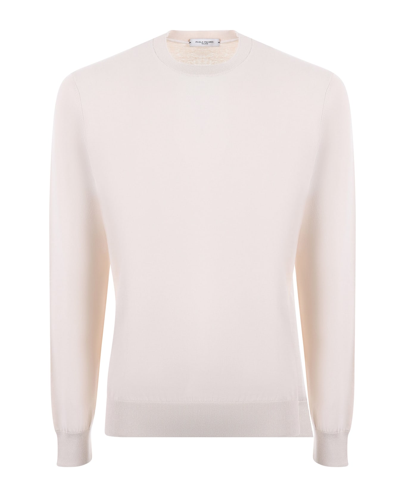 Paolo Pecora Sweater Cotton Thread - Beige