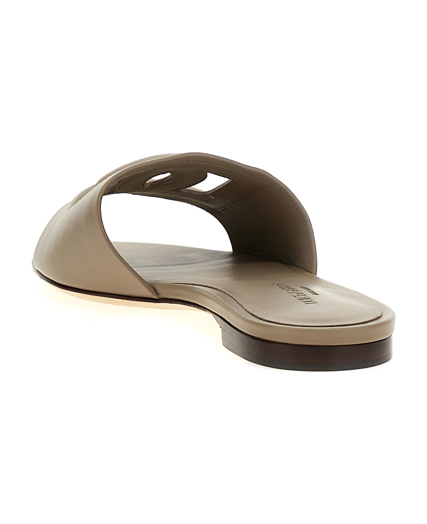 Dolce & Gabbana 'dg' Slides - Gray