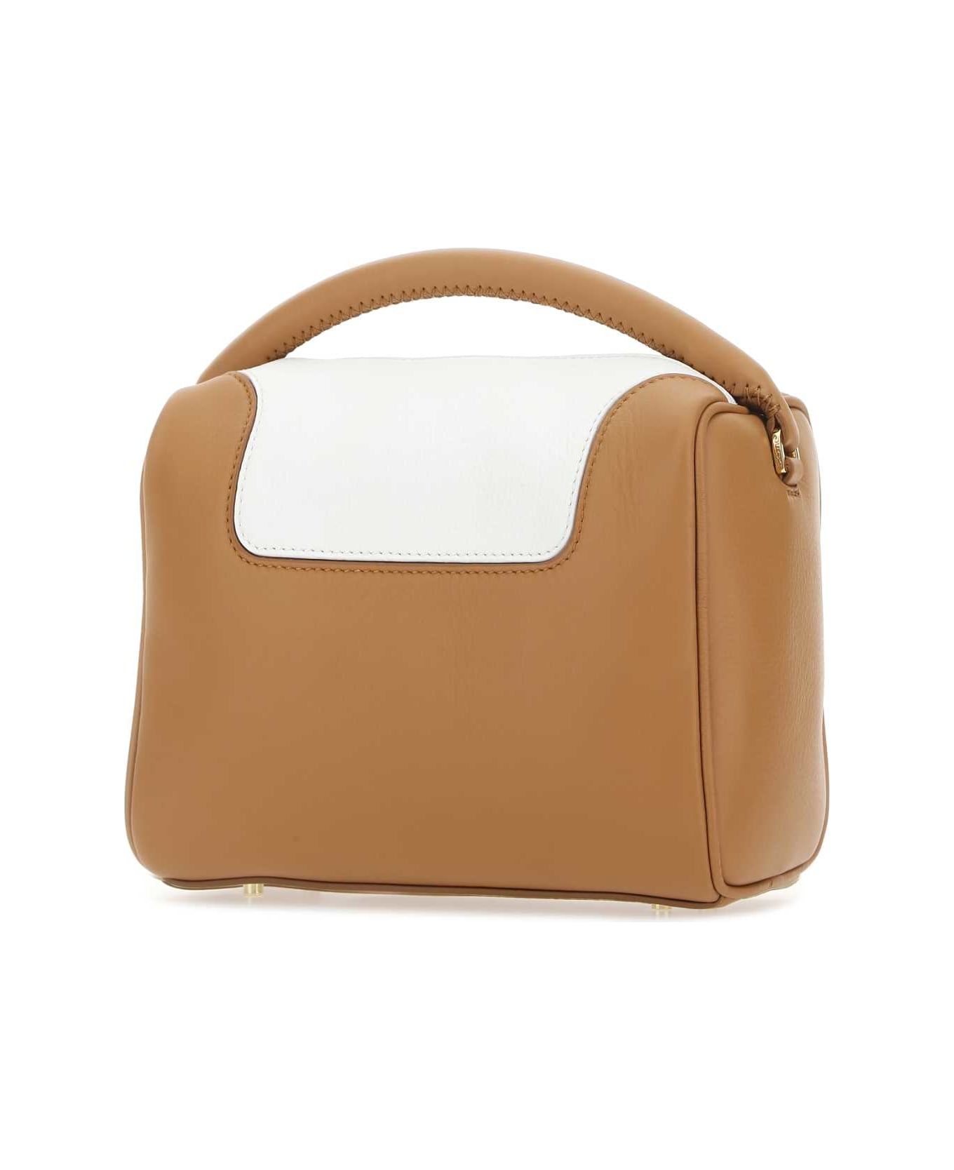 Elleme Two-tone Leather Treasure Handbag - TOFWHI トートバッグ