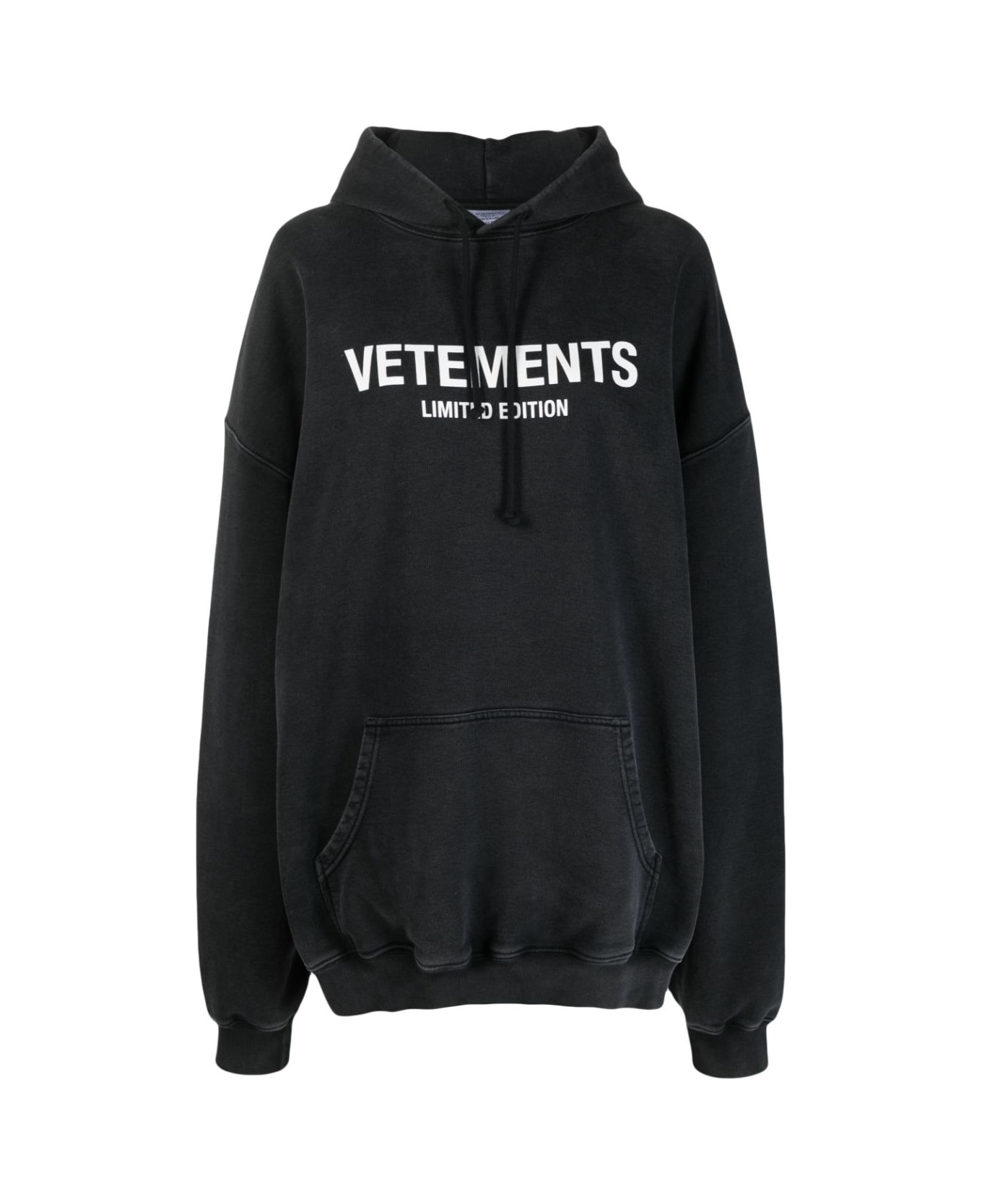 VETEMENTS Limited Edition Logo Hoodie - Black