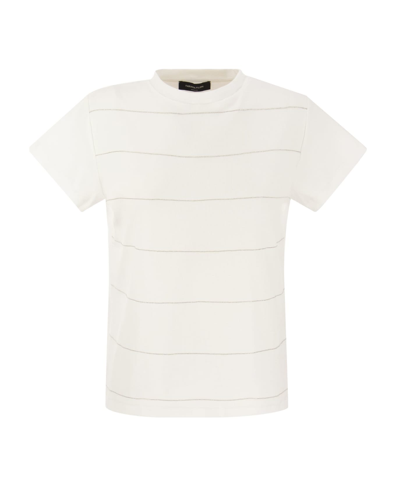 Fabiana Filippi Organic Cotton Jersey T-shirt - White