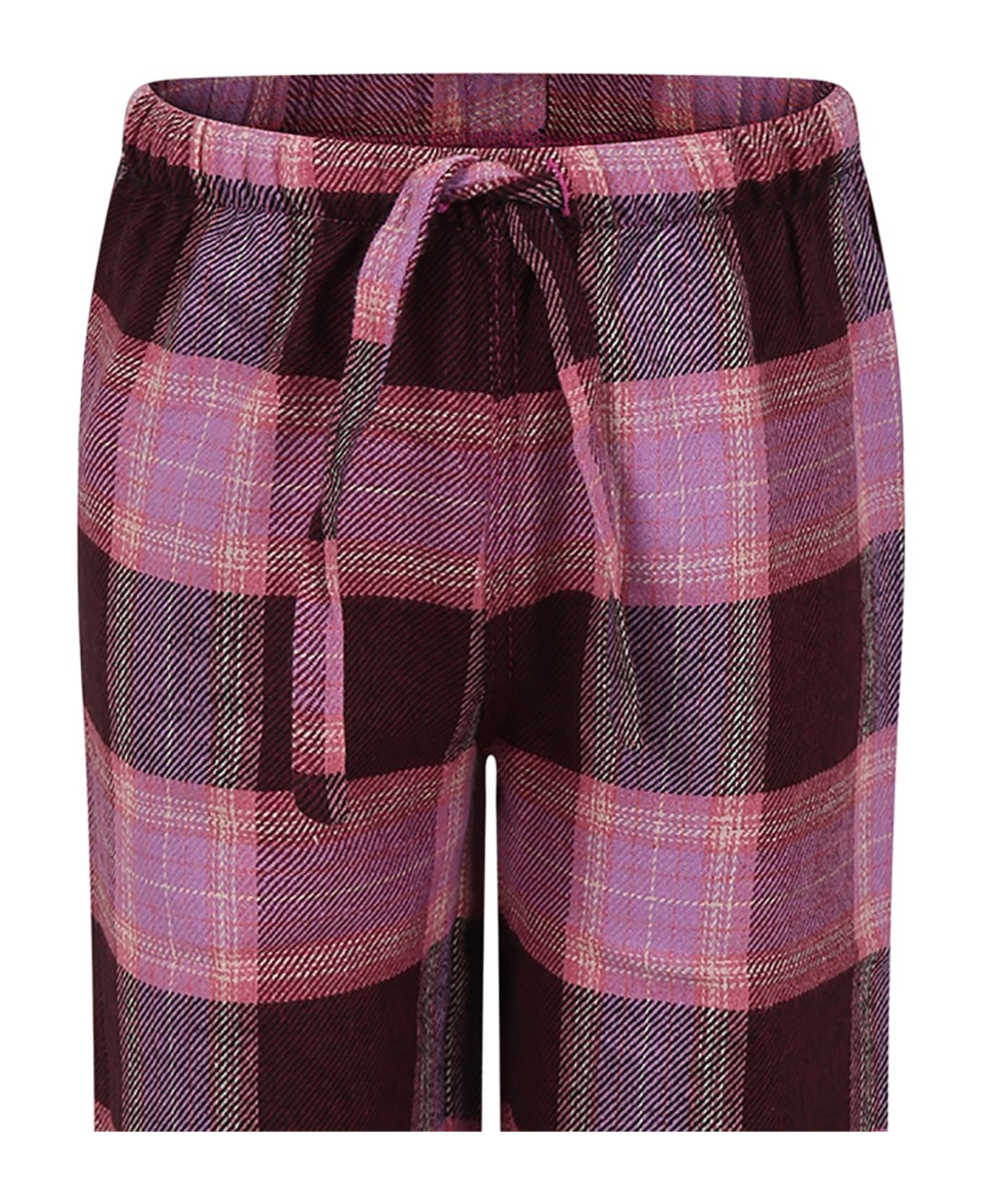 MC2 Saint Barth Pink Pajamas Trousers For Girl - Multicolor アンダーウェア