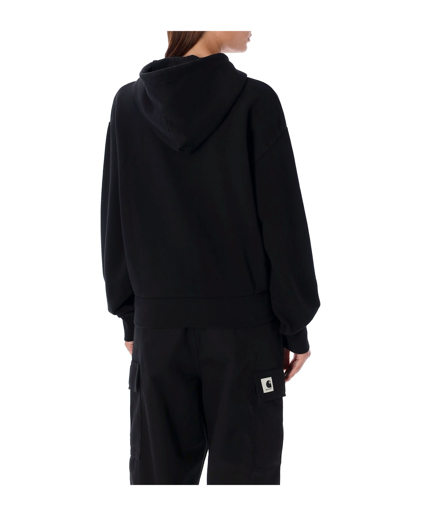 Carhartt Hooded Casey Jacket - BLACK