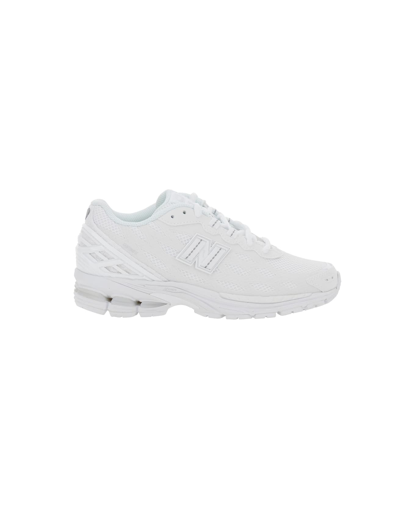 New Balance '1906' White Sneaker With Mesh Design And Side Logo In Tech Fabric Unisex - White