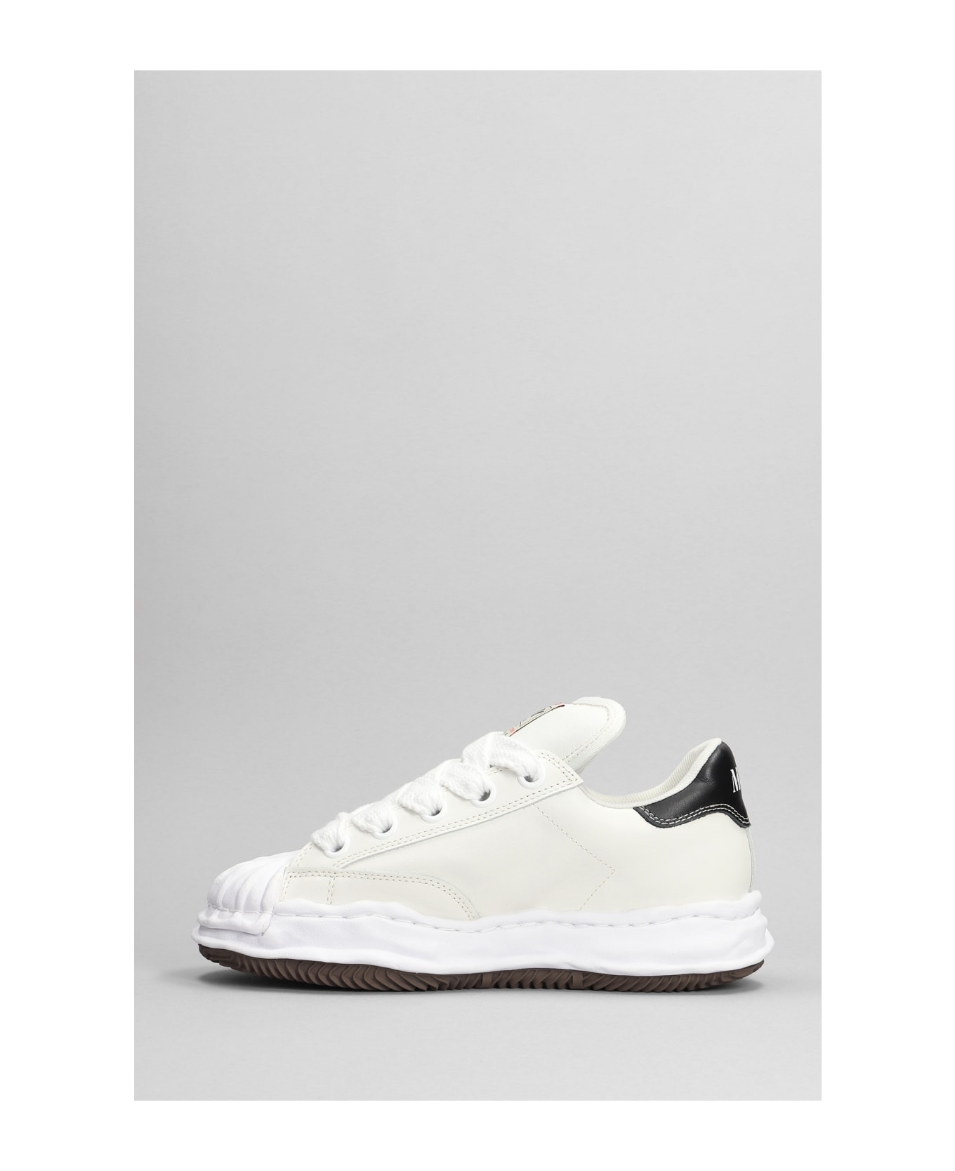 Mihara Yasuhiro Blakey Sneakers In White Leather - white