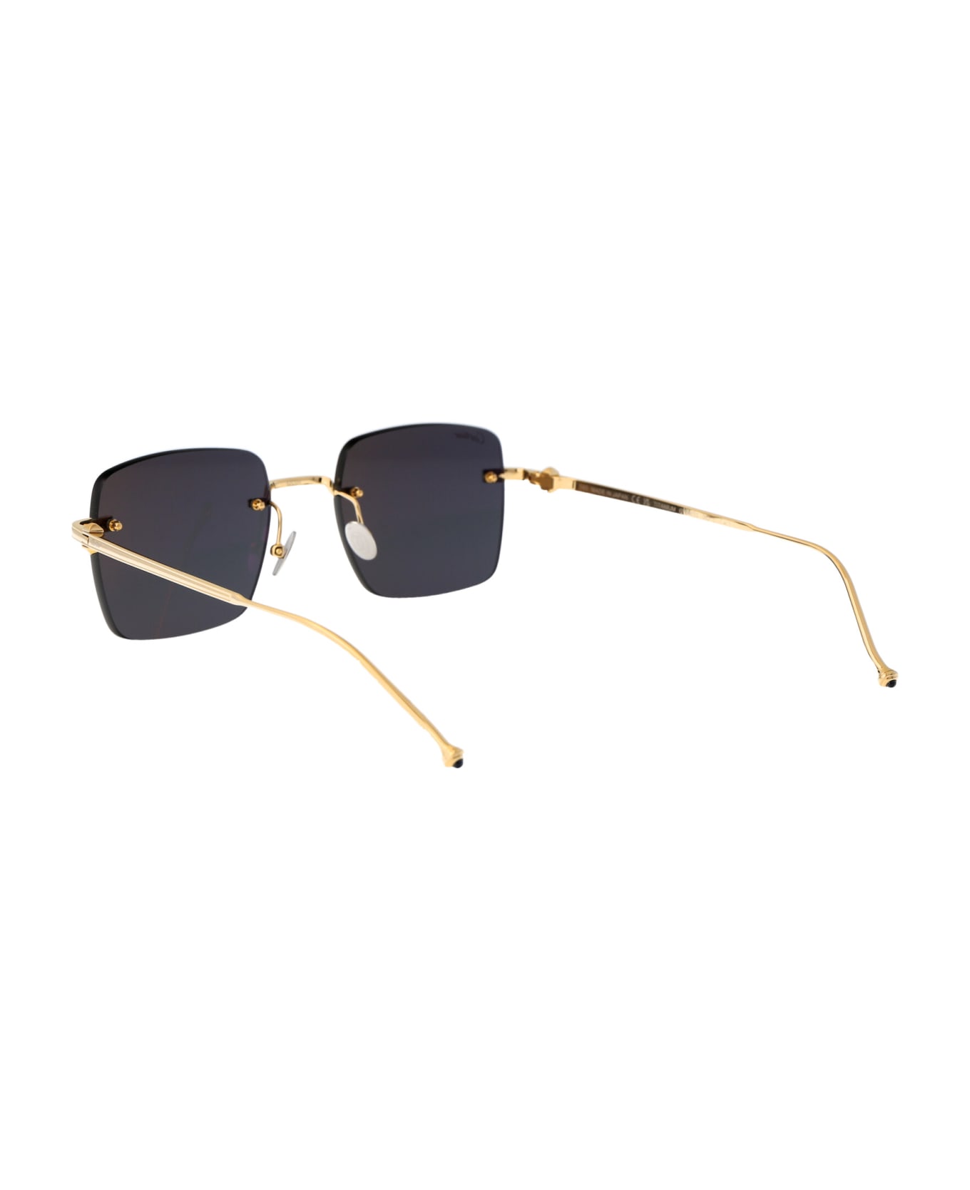 Cartier Eyewear Ct0403s Sunglasses - 002 GOLD GOLD GREY