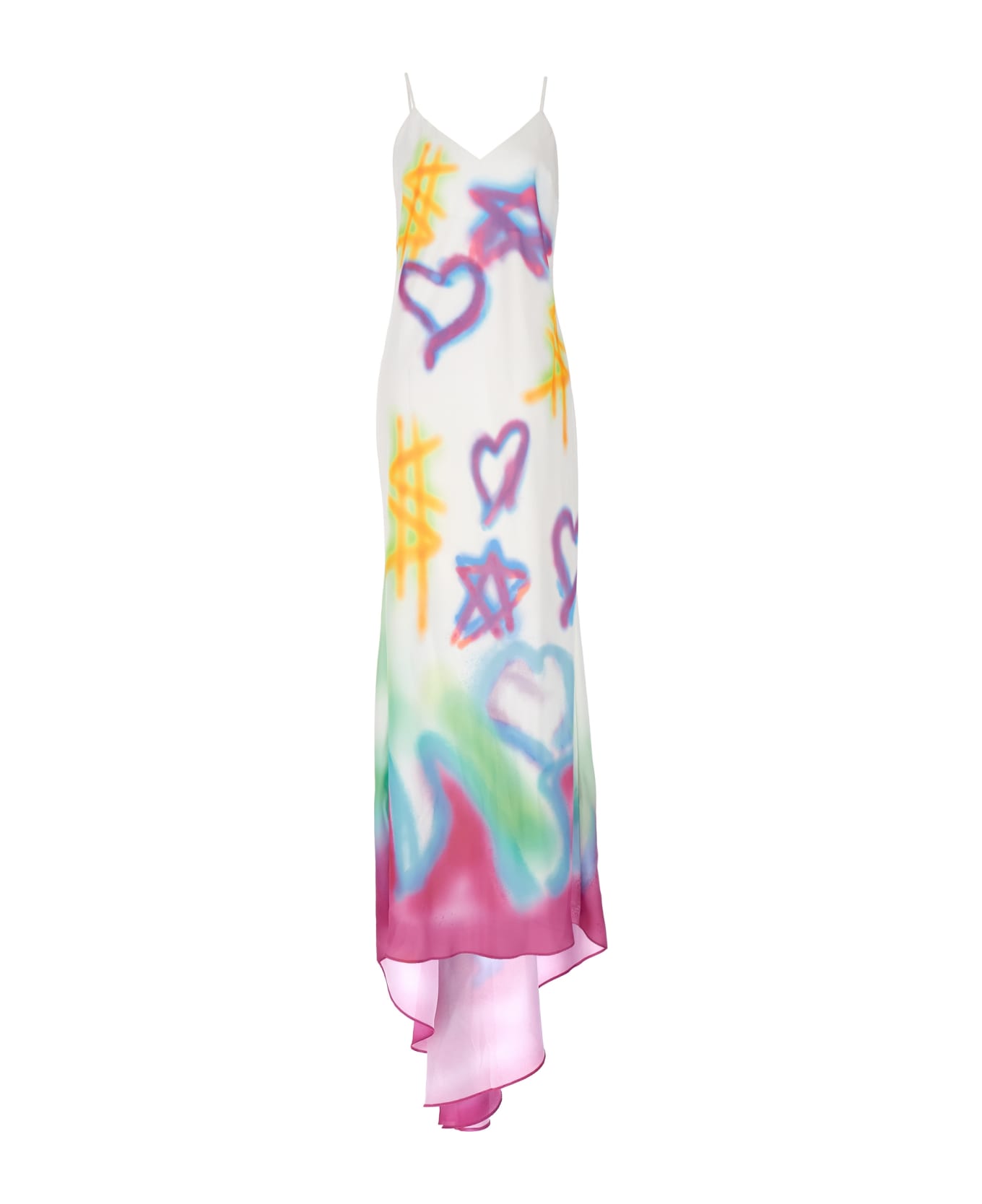 TwinSet Long Slip Dress - Multicolor