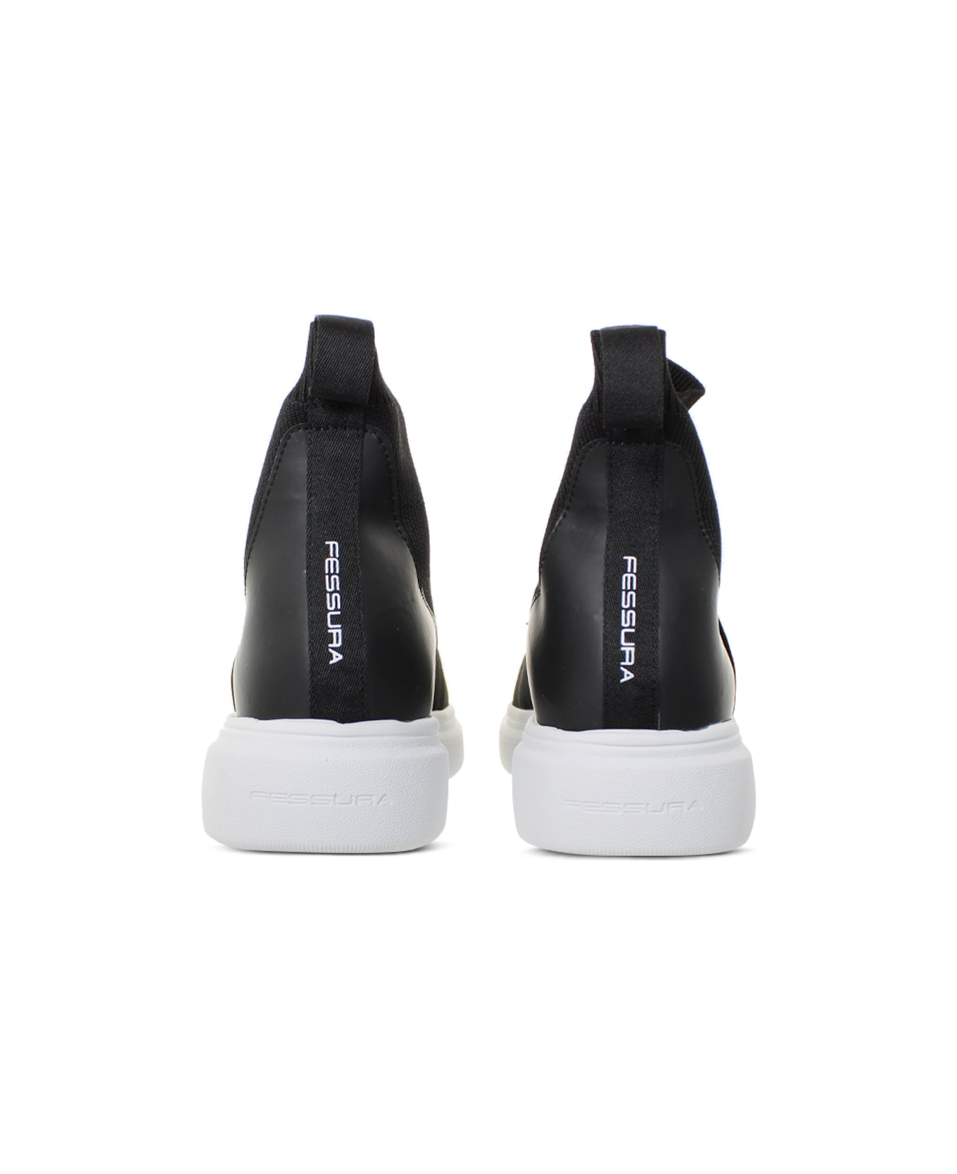 Fessura Edge Ankle - black-white スニーカー