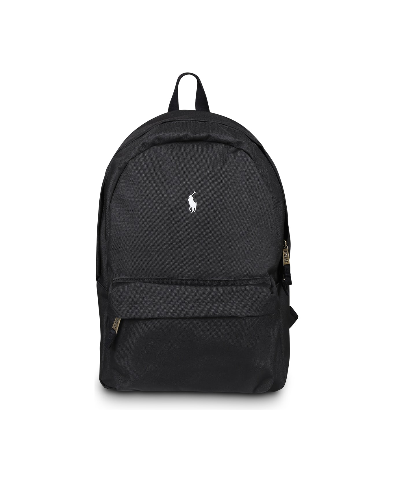 Ralph Lauren Black Backpack For Kids - Black